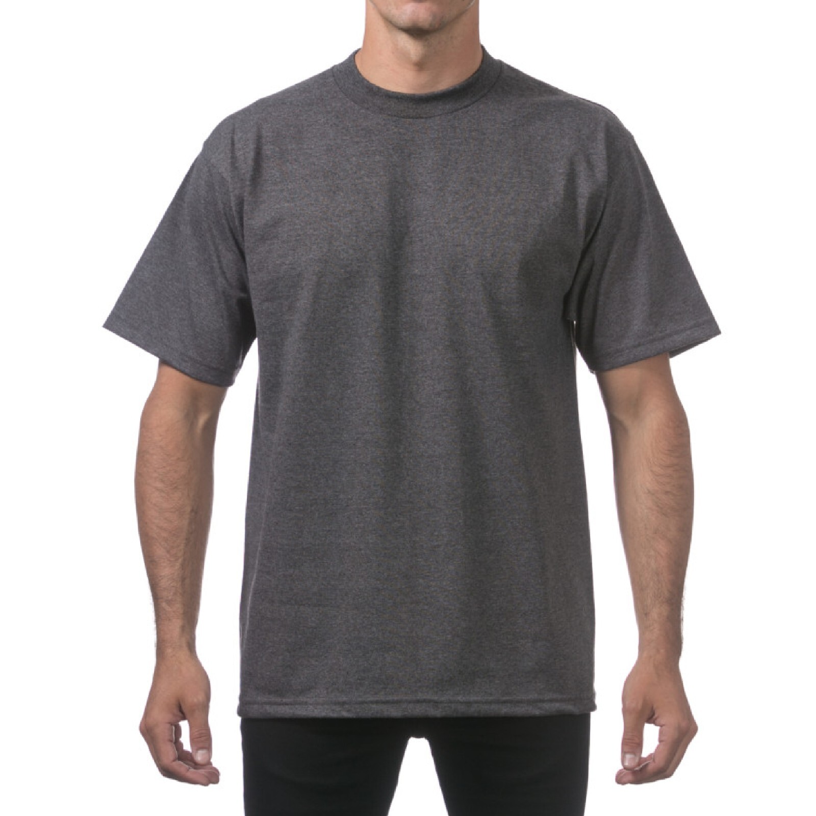 PROCLUB MENS HEAVYWEIGHT SHORT SLEEVE T SHIRTS PRO CLUB CASUAL COTTON TEE SHIRT