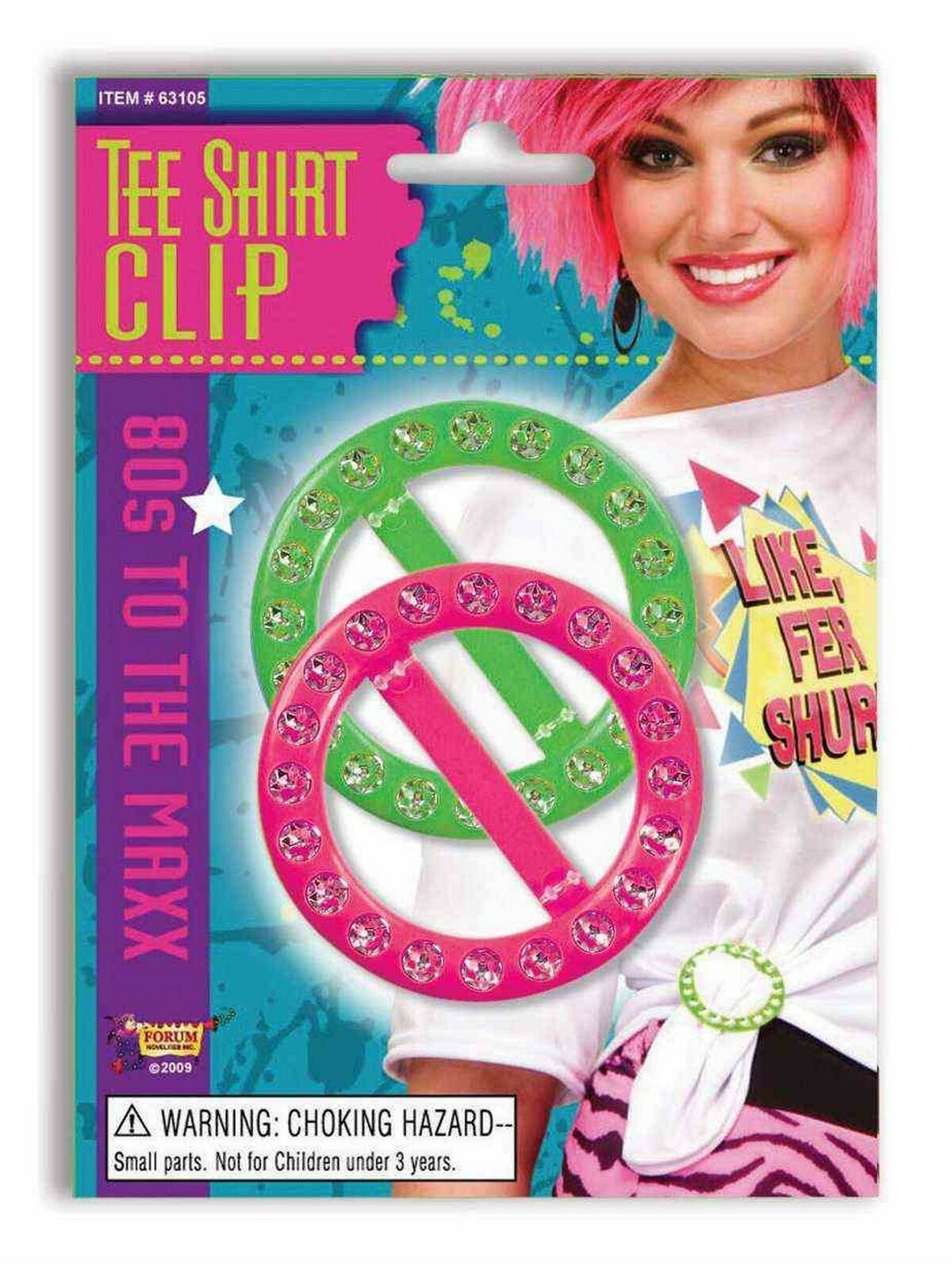 Totally 80’s Tee Shirt Clips.