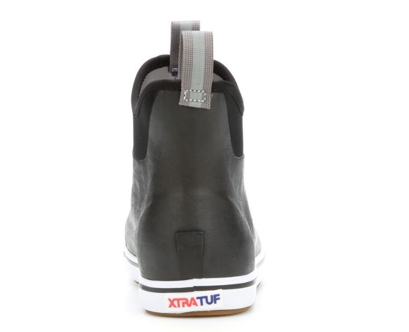 Xtratuf Men’s 6” Ankle Waterproof Deck Boots Black