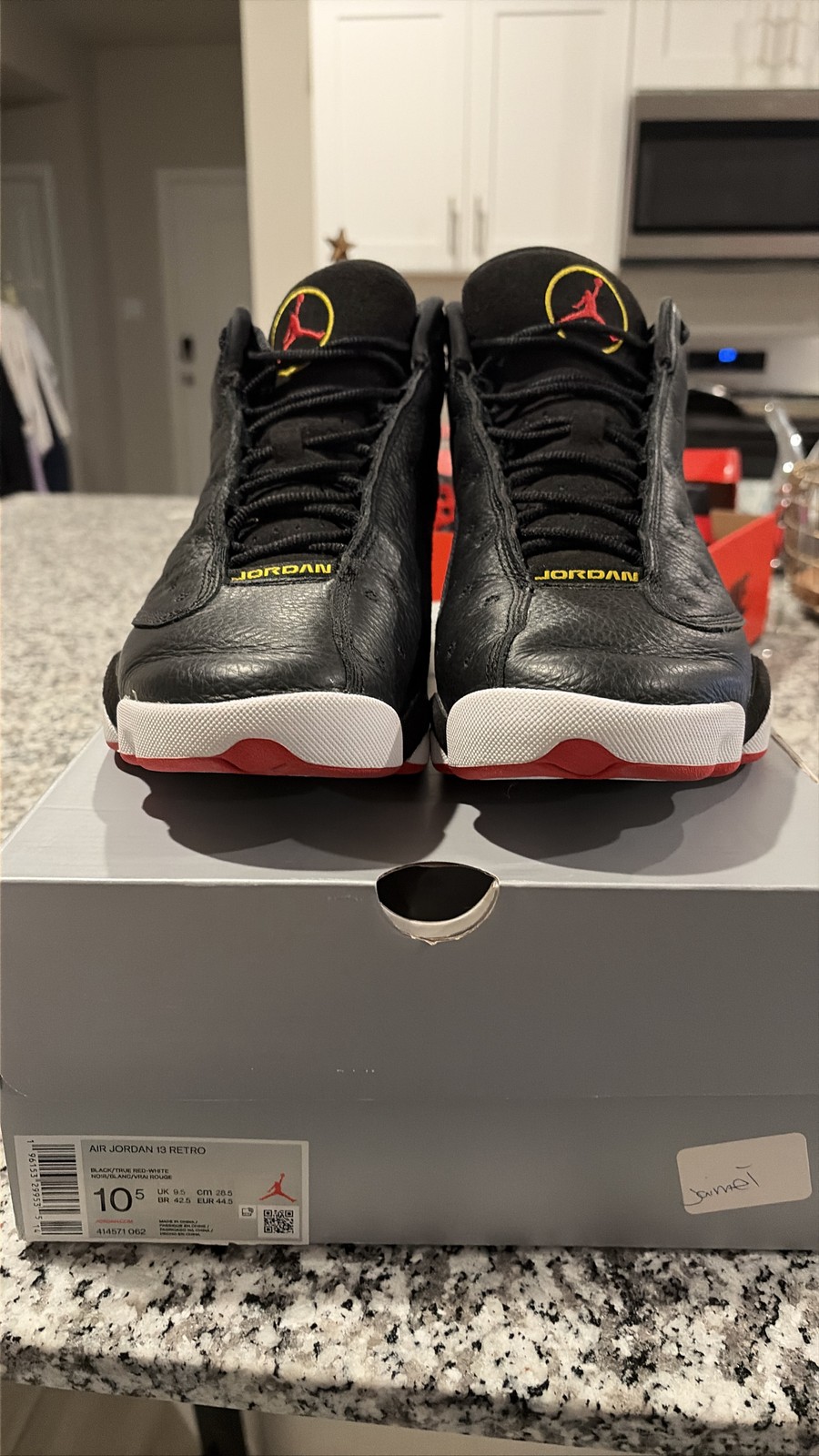Air Jordan 13 Retro Playoffs 2023 Black Red 414571-062 Men’s Size 10.5