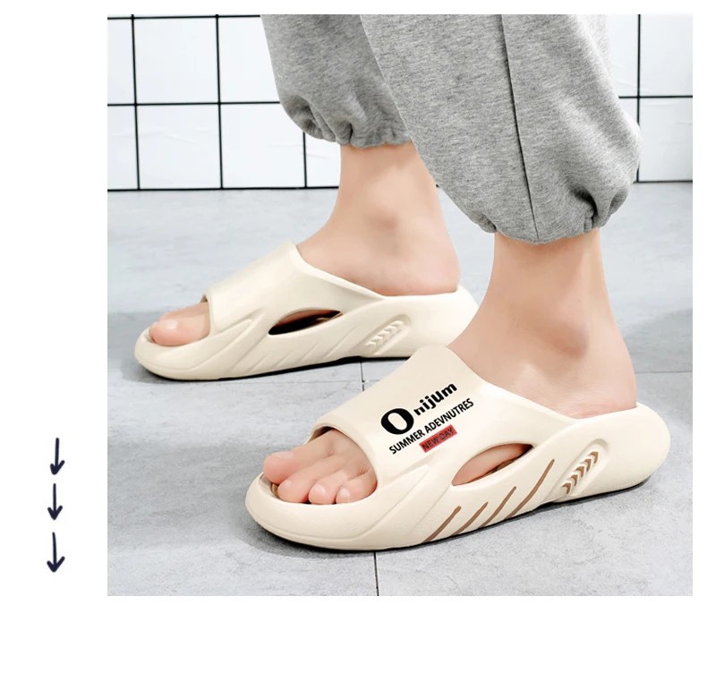 Men’s Summer Orthopaedic Massage Slippers Non-Slip Cool Sandals Comfort Slippers