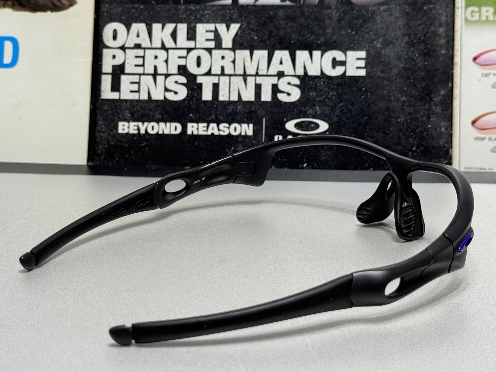 Oakley Radar Path Infinite Hero CARBON frame w/ Purple Icons – SKU# 24-275 132mm