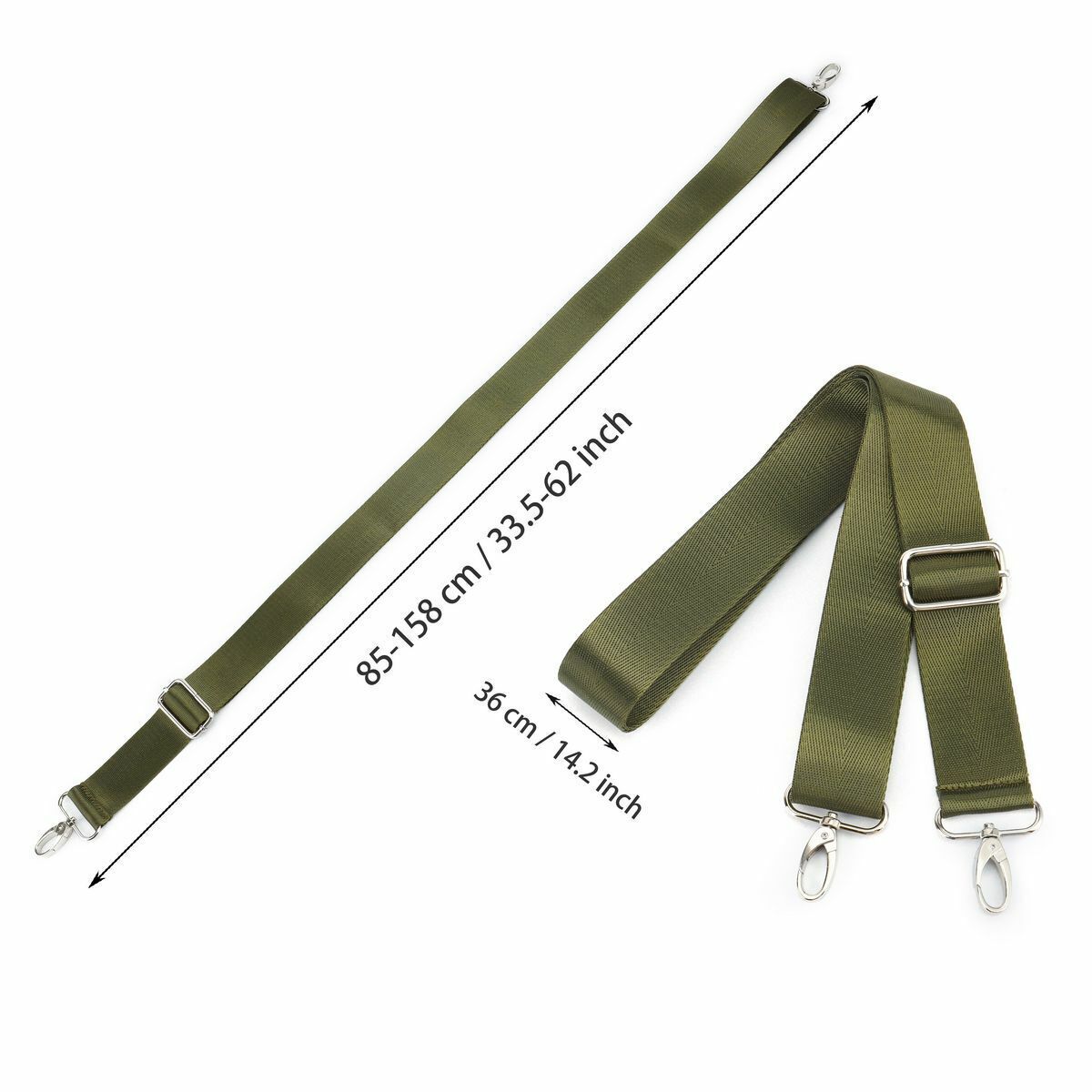 Replacement Bag Shoulder Strap Nylon Adjustable Crossbody Handbag Straps Unisex