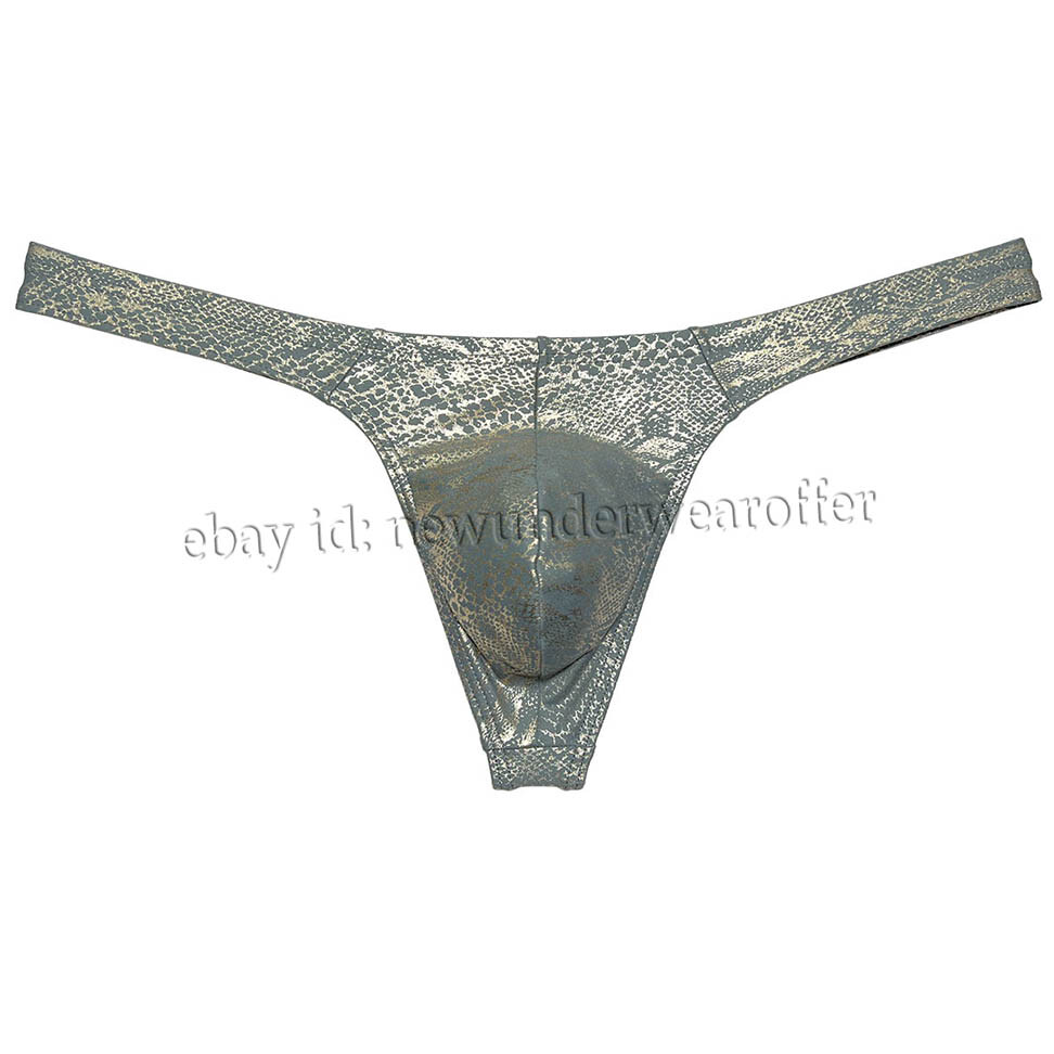 Men Shiny Wet Look Bikini Underwear Classical T-back Bulge Pouch Jockstrap Pants