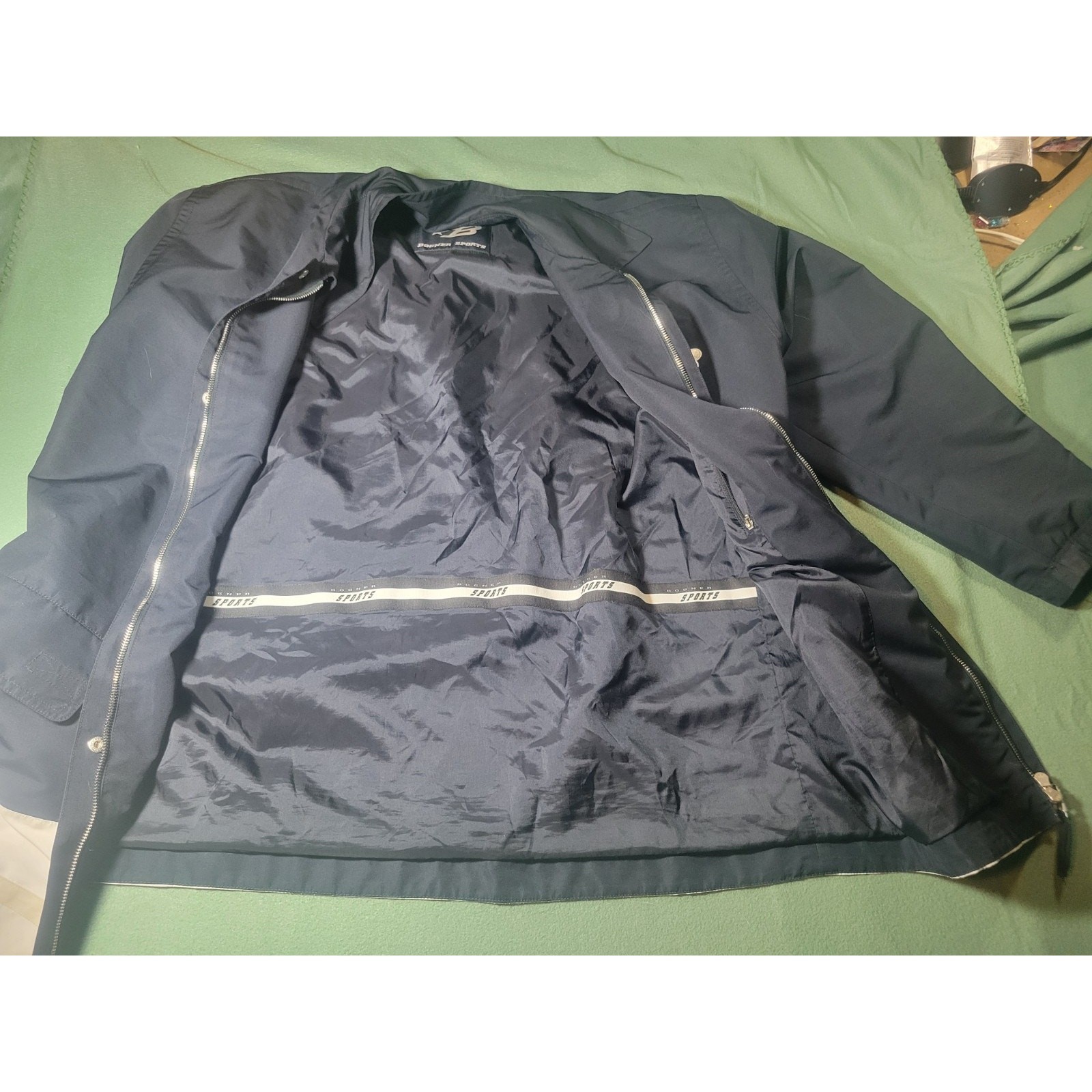 BOGNER SPORTS Men’s Navy Jacket XL Chest Water-Resistant Windcheater