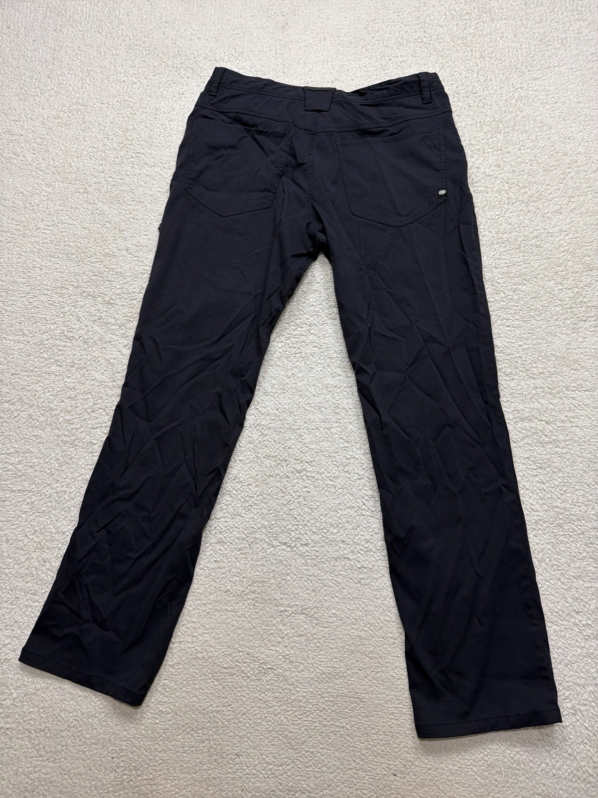686 Everywhere Pants Relaxed Fit Mens 34×32 Navy Drawstring Outdoor Performance