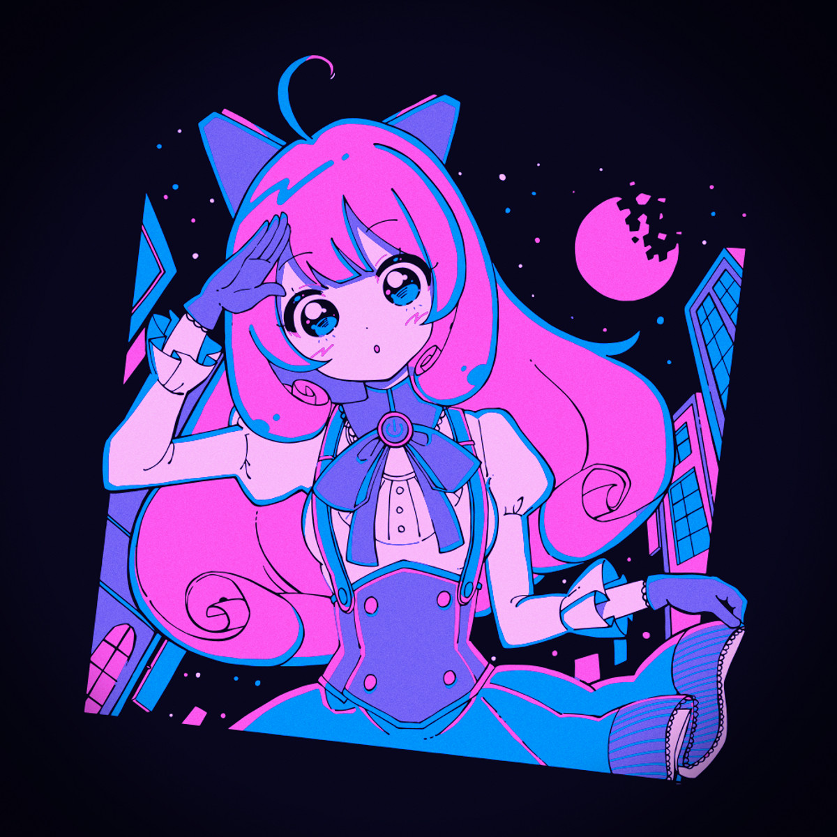 RWBY Penny Polendina – Pop Pop Pop Men’s T-Shirt – UV Glow! – sizes S M L XL XXL