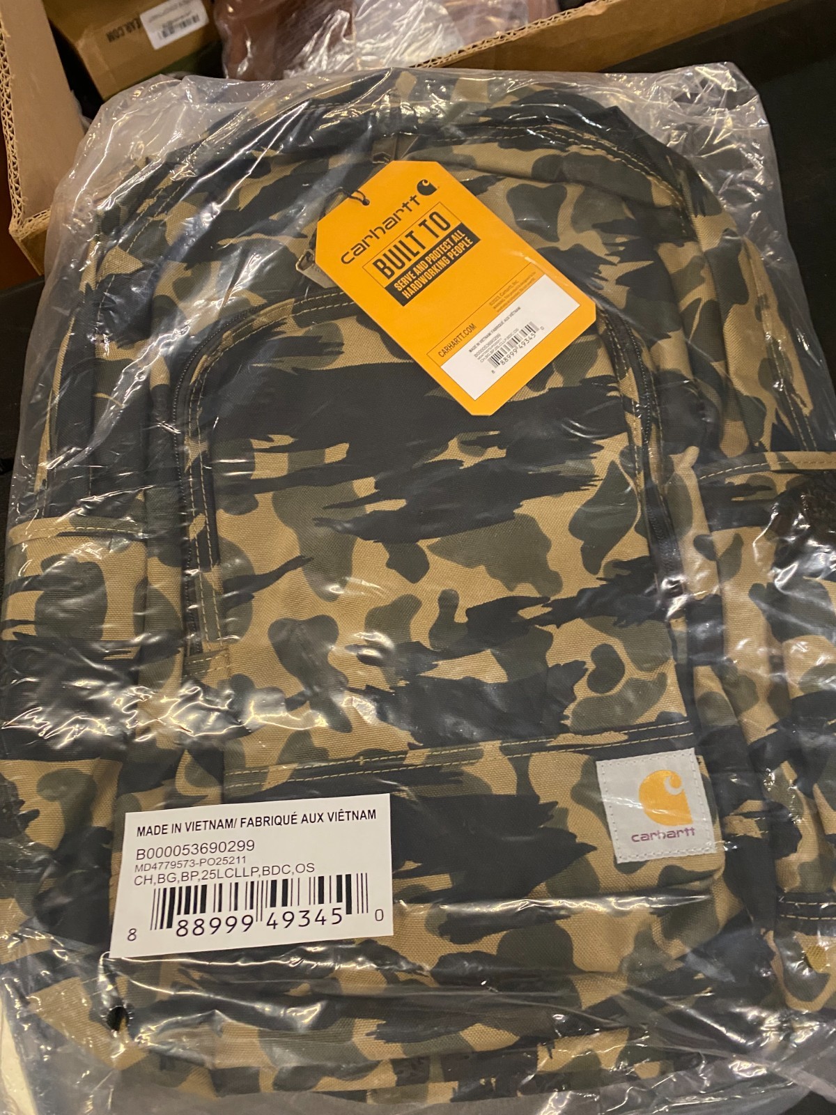 Carhartt 25L Classic Laptop Backpack Camo Water-Resistant Pack 15″ Laptop Sleeve