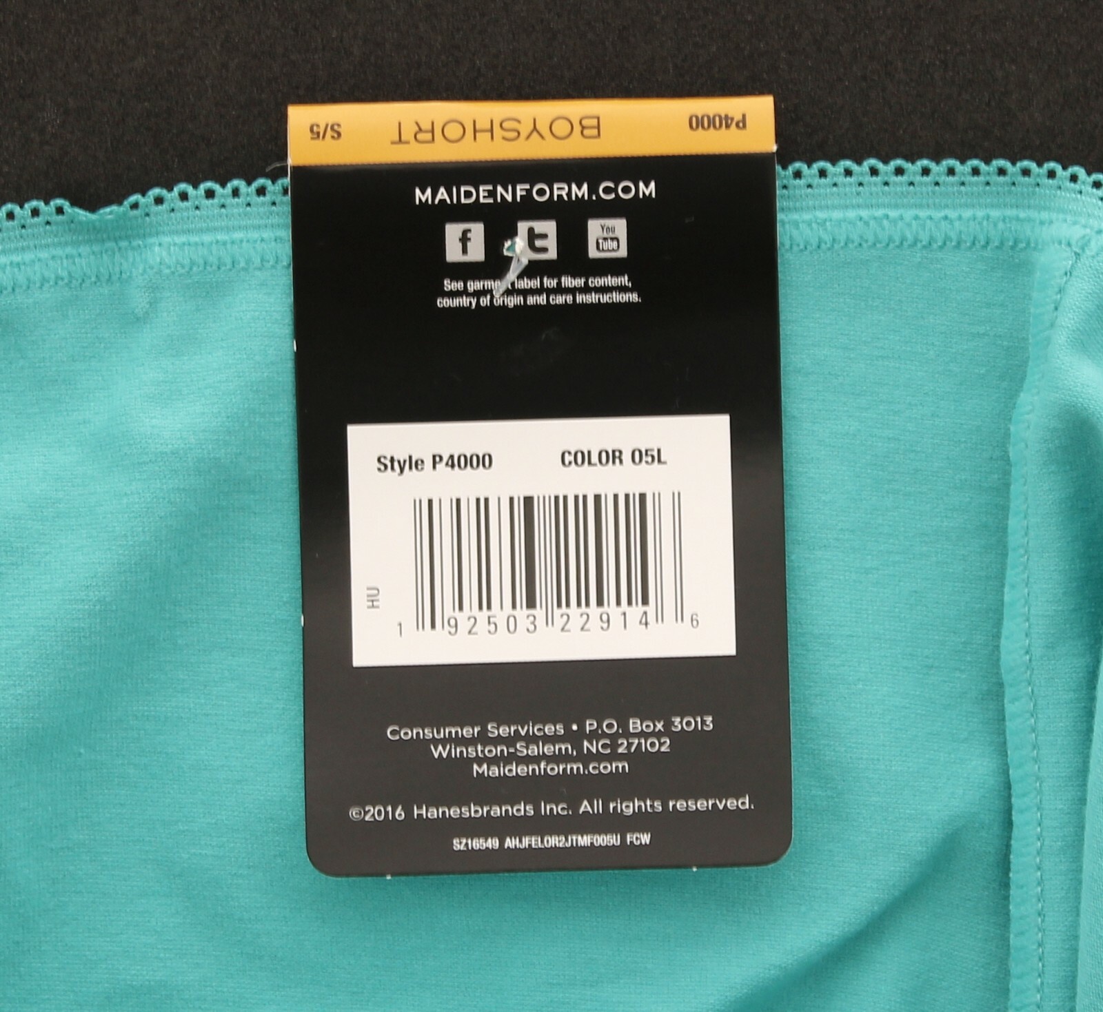 Maidenform Boyshorts Underwear Panty, Women’s Cotton Stretch Tagless, 3 Pack