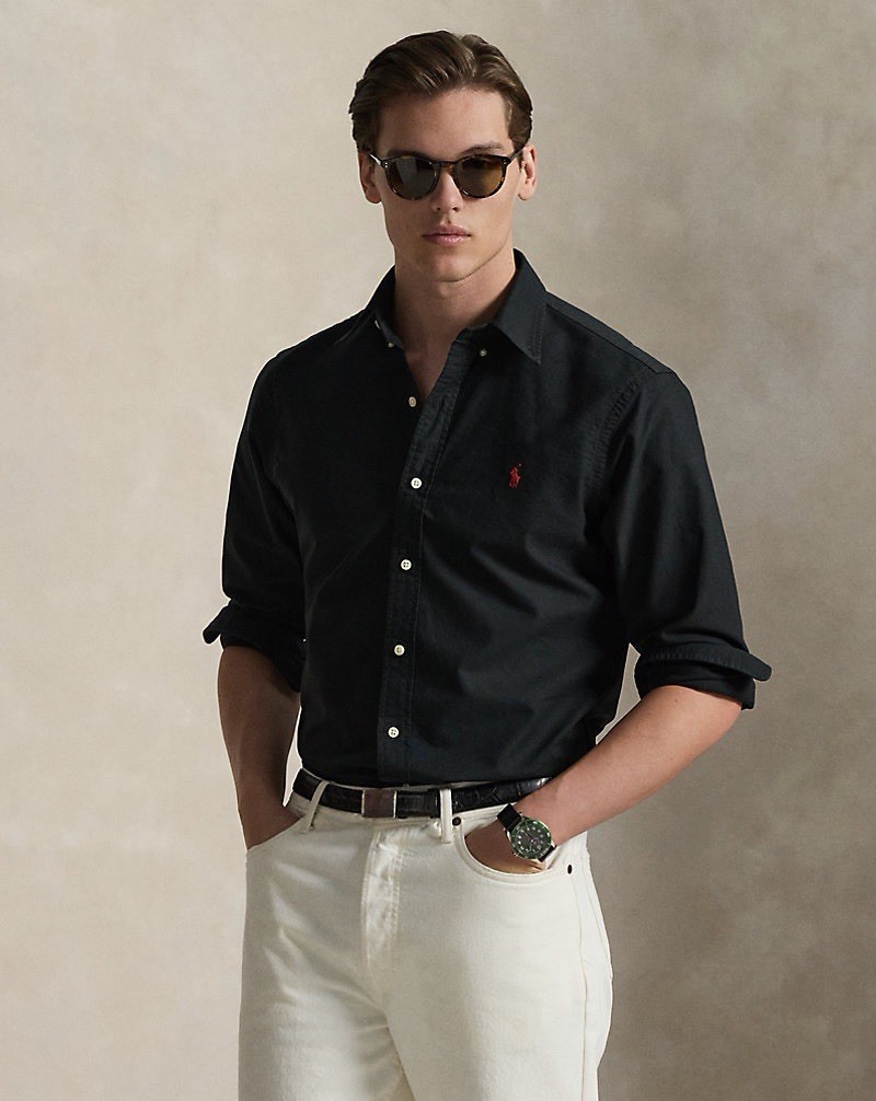 Polo Ralph Lauren Classic Fit Oxford Shirt – Black – Brand New Retail $130