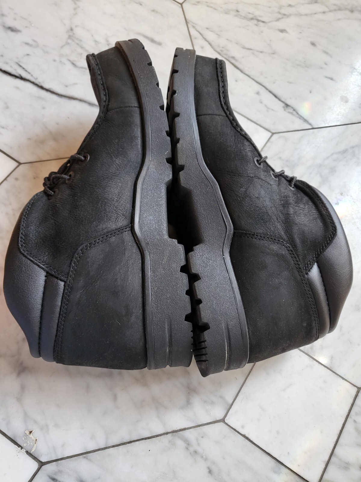 Timberland Men’s Newtonbrook Moc Toe Chukka Boot Black Nubuck US Size 12