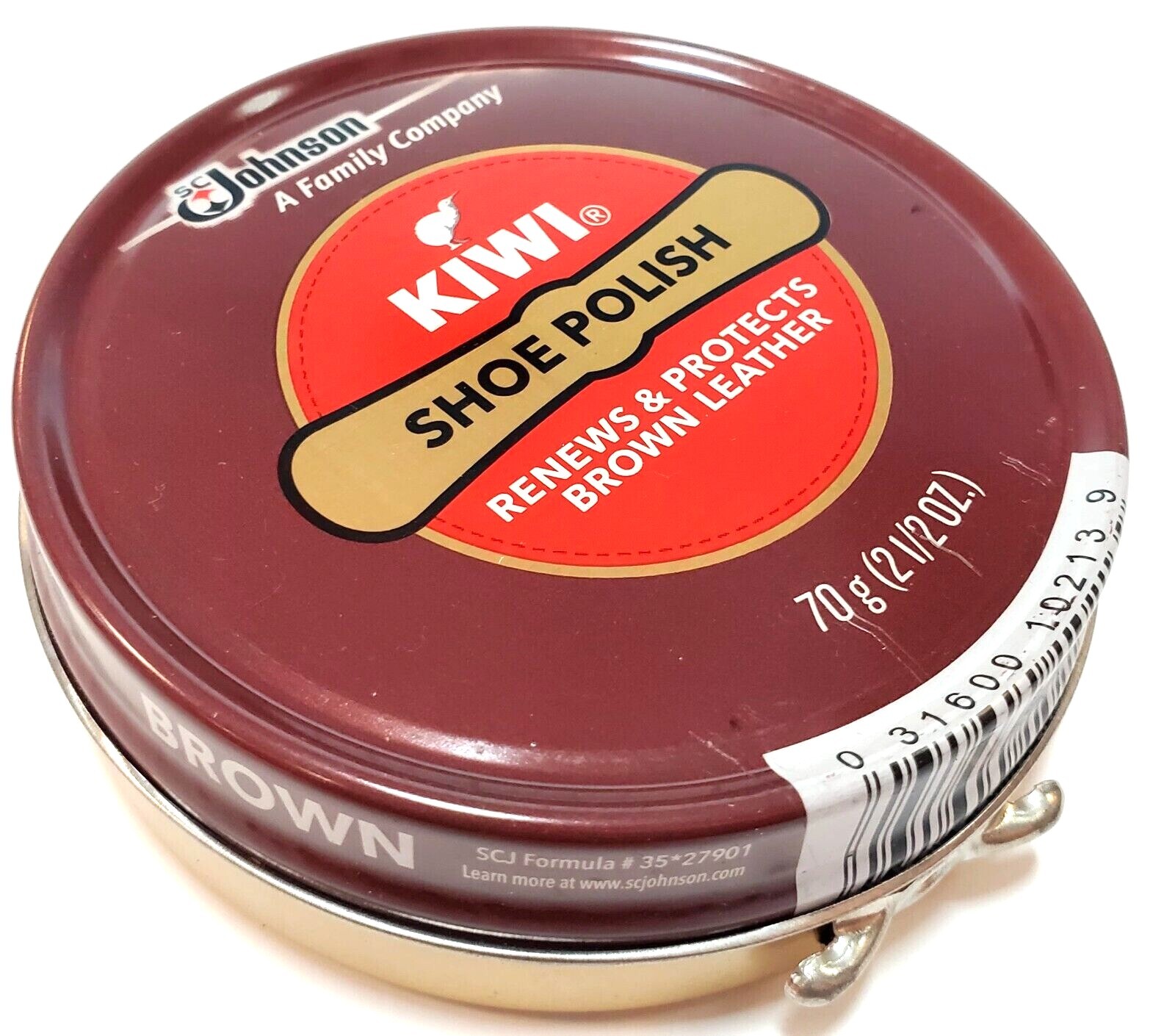 Kiwi Premium Wax Paste Leather Shoe Polish Large 2.5 oz / Small 1.125