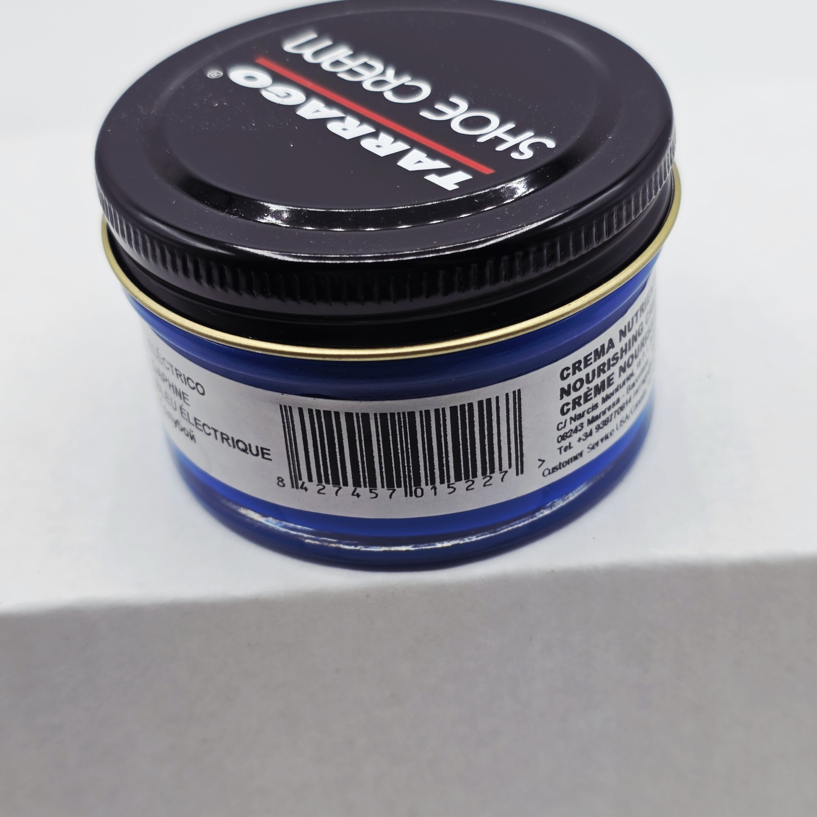 Tarrago Shoe Polish # 22 Daphne Blue Cream Leather Protector 1.76 oz. 50ml Boot