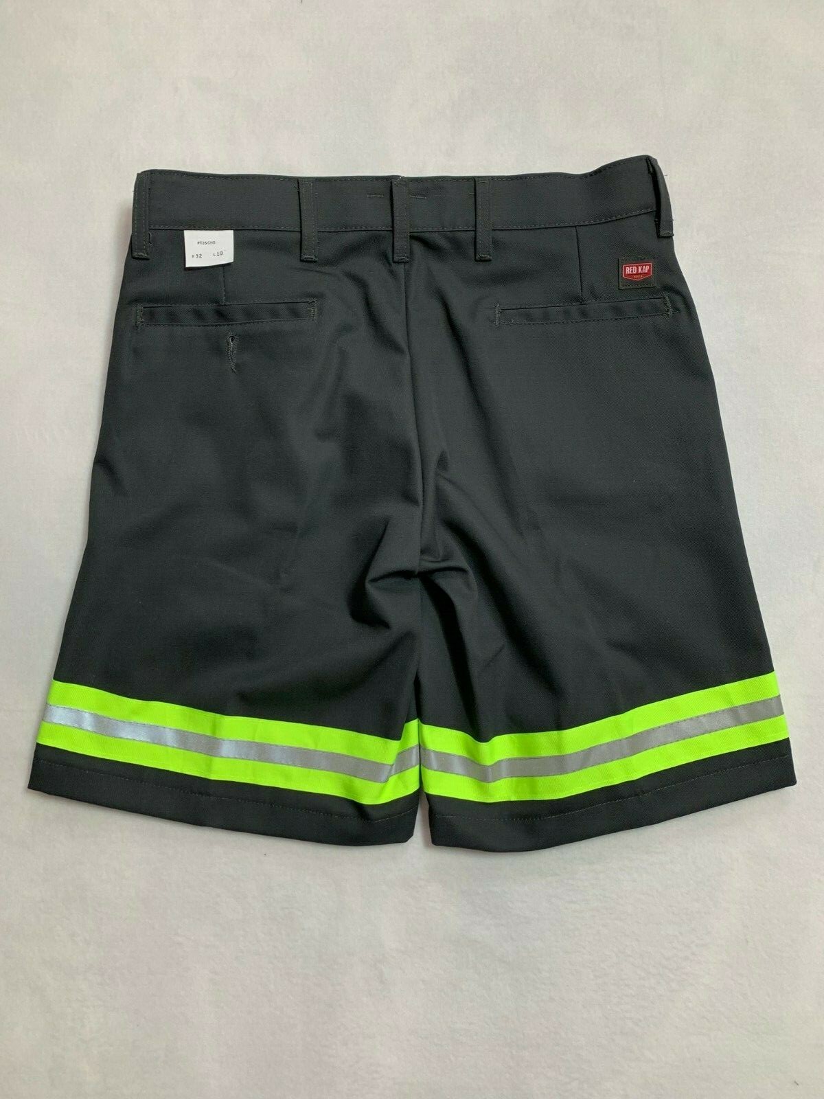 Red Kap Hi Vis Reflective Work Shorts Enhanced Vis Men’s Industrial Uniform