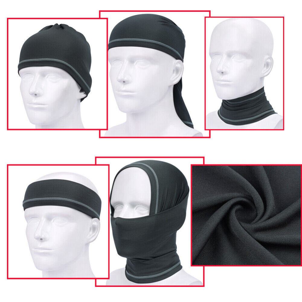 Summer Face Mask Cover Neck Gaiter Bandana Beanie Balaclava Skull Hat Tube Scarf