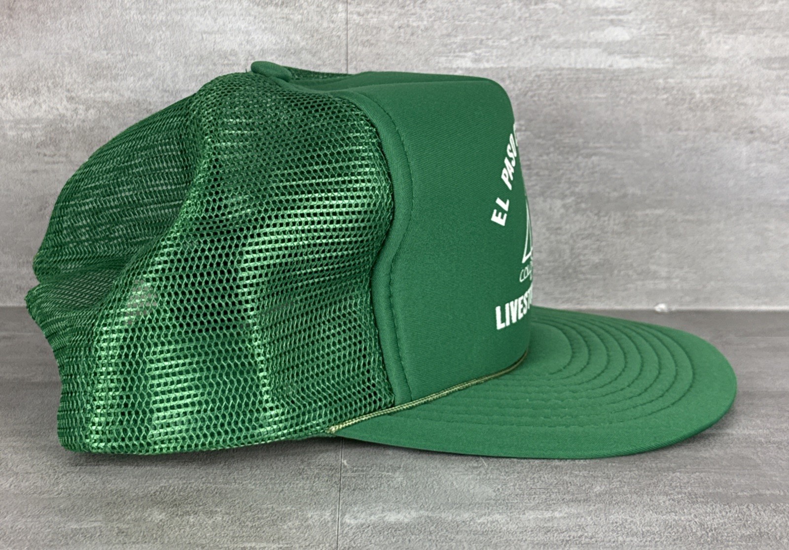 Vintage El Paso County Fair Livestock Buyer Colorado Trucker Snapback Mesh