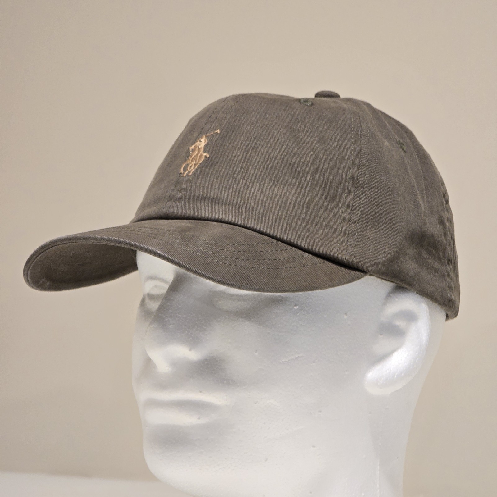 Polo Ralph Lauren Men’s One Size Cotton Chino Adjustable Ball Cap Olive Green