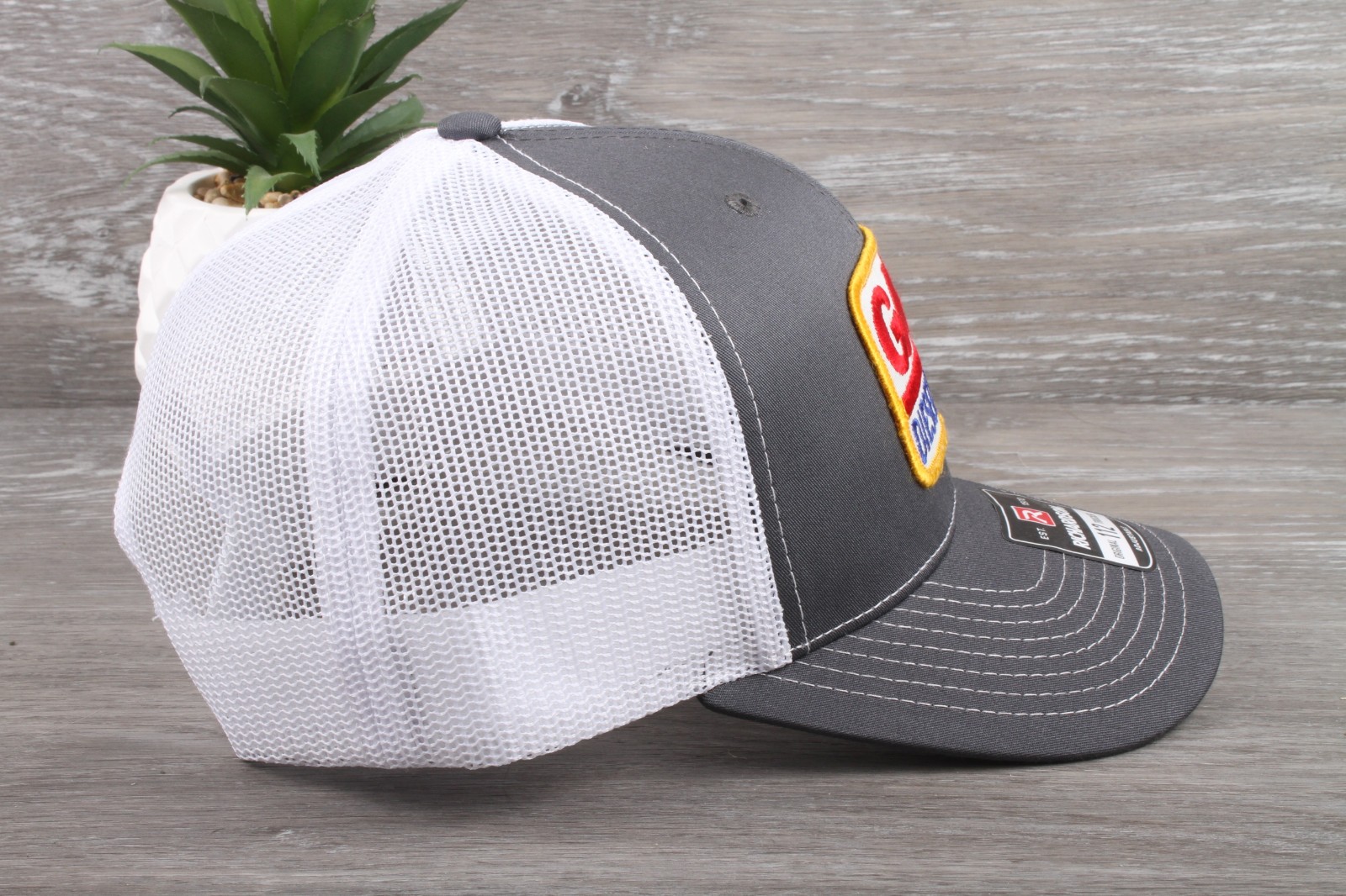 Vintage GMC Diesel Power Patch on a Richardson 112 Trucker Snapback Hat