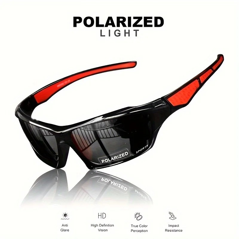 New 2025 Polarized Vertex Men AntiGlare Fishing Cycling Driving Sport Sunglasses