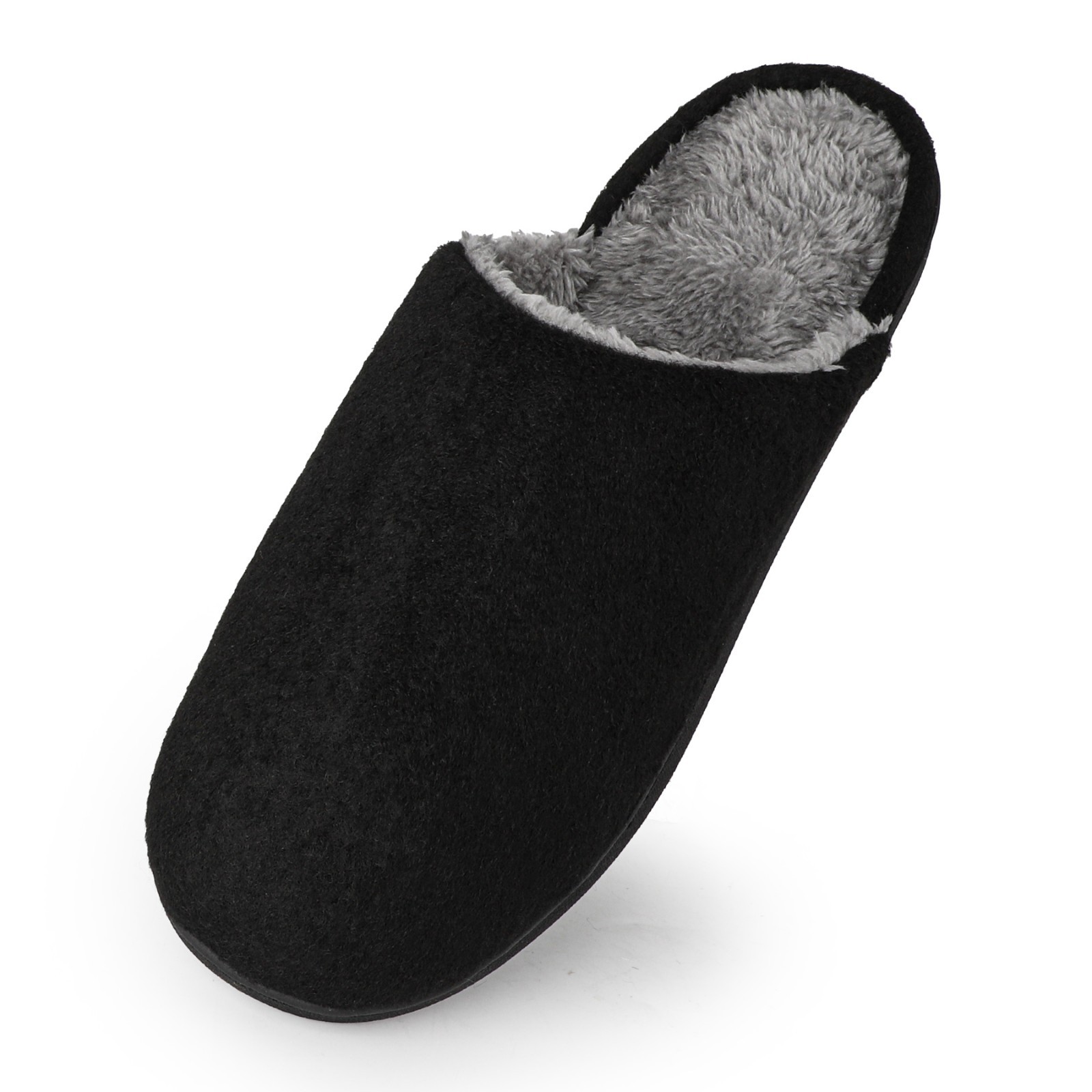 Tiestra Mens Memory Foam House Slippers Lightweight Comfort Slip On House Shoes