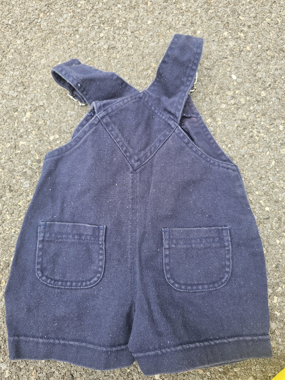 Infant Vtg Winnie The Pooh Tigger Embroidered Denim Short Overalls 12 months