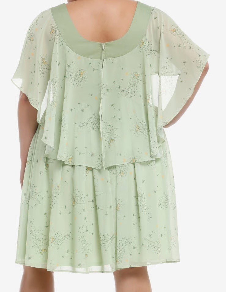 NWT Plus Size 20 Her Universe Disney Peter Pan Tinker Bell Retro Dress Hot Topic
