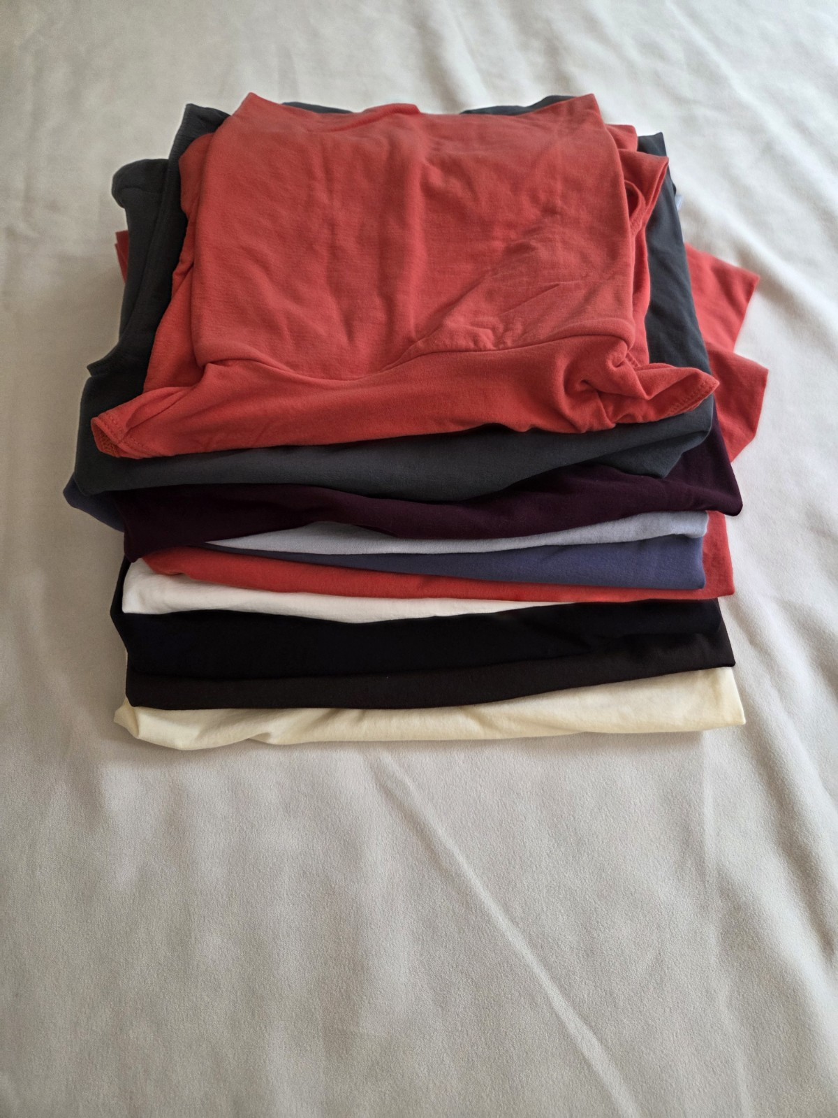 Lot of TEN (10!) Spanx Lightweight Stretch Tops Color & Style Variety Medium