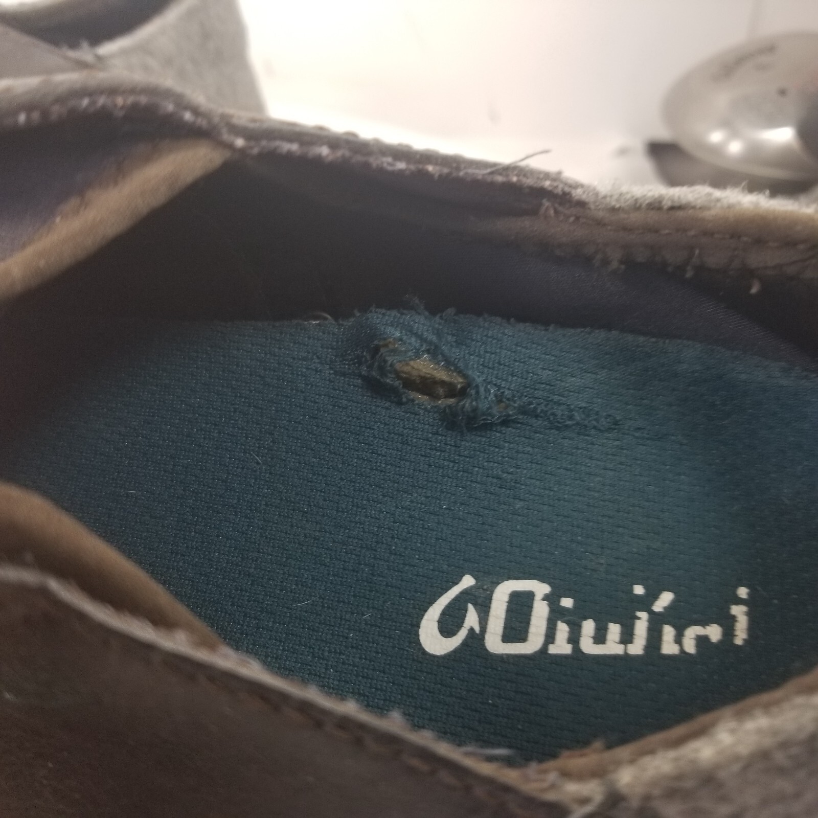 Olukai Nohea Moku Hulu Sneaker Clog Gray Shadow Men’s Size 9