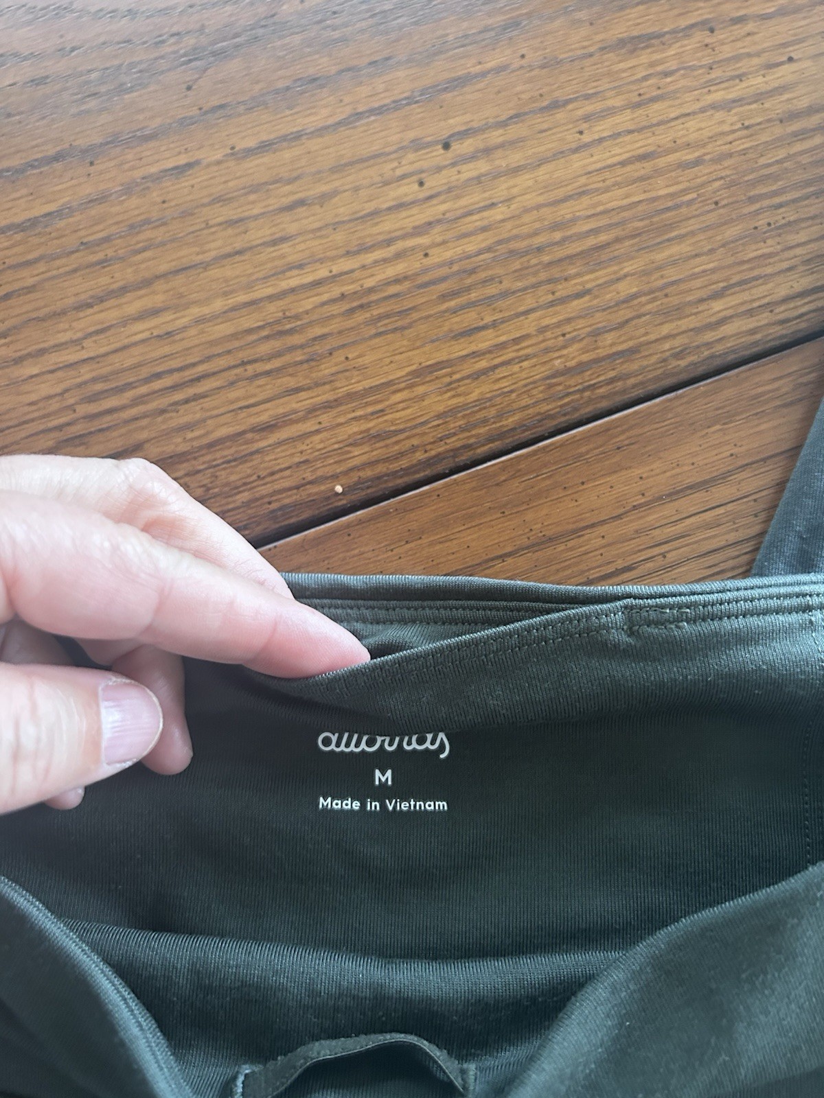 Allbirds Natural Legging in Forest Green – Wool Blend Size Medium