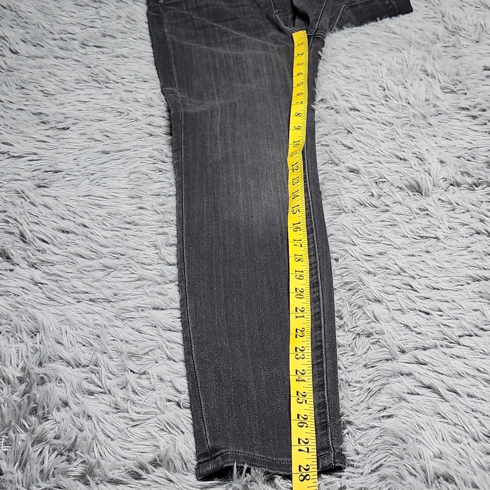 Liverpool The Skinny Pull On Jean Sz 4 / 27 Meteorite Gray Stretch Jegging Jeans