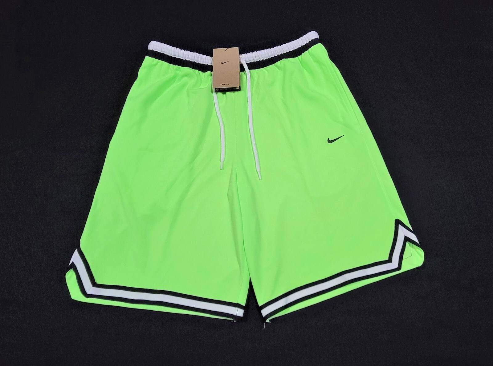 Nike Mens Dri-FIT DNA 3.0 Sports Training Basketball /Casual Shorts Lime Glow