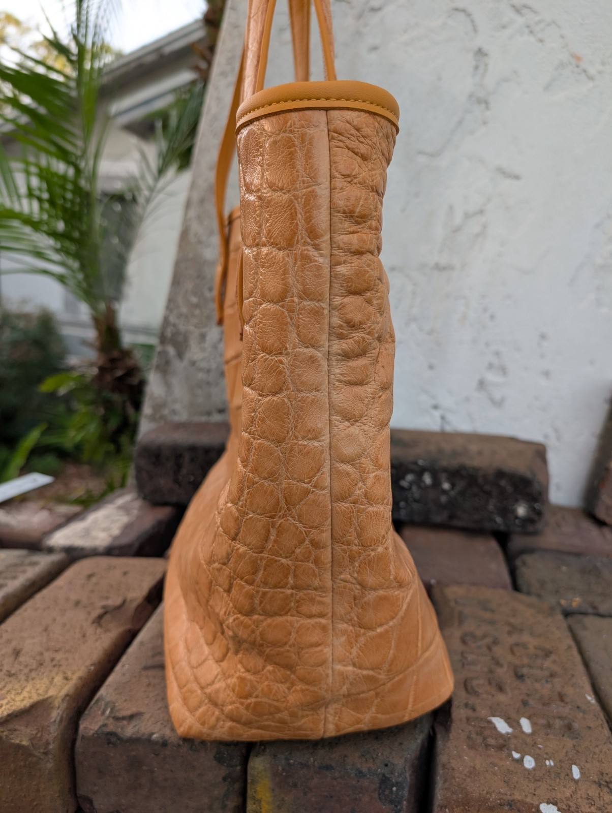 Genuine Wild Alligator Ladies Carry Bag Purse Tote gator swamp leather MR61