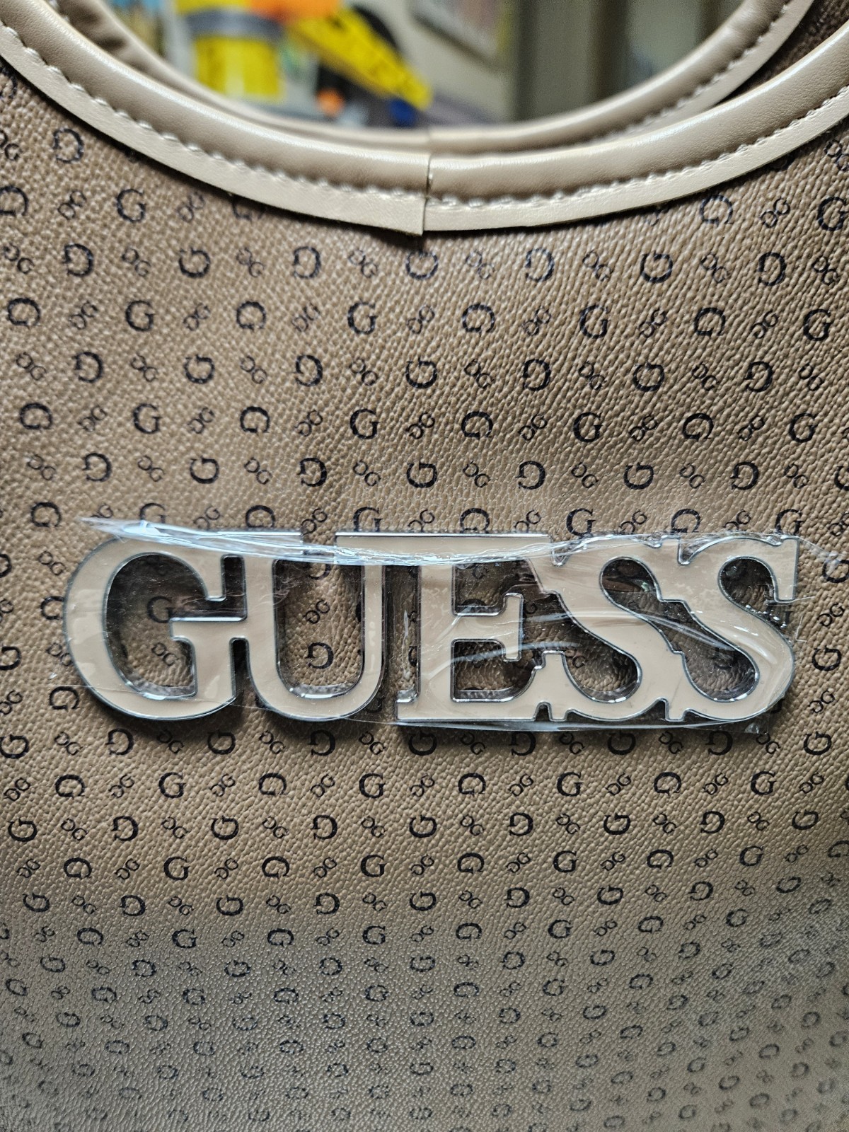 Guess NEW Insulated Lux Lunch Picnic Tote Bag Burnaby TRAVEL Cocoa Mo.RCK9834081