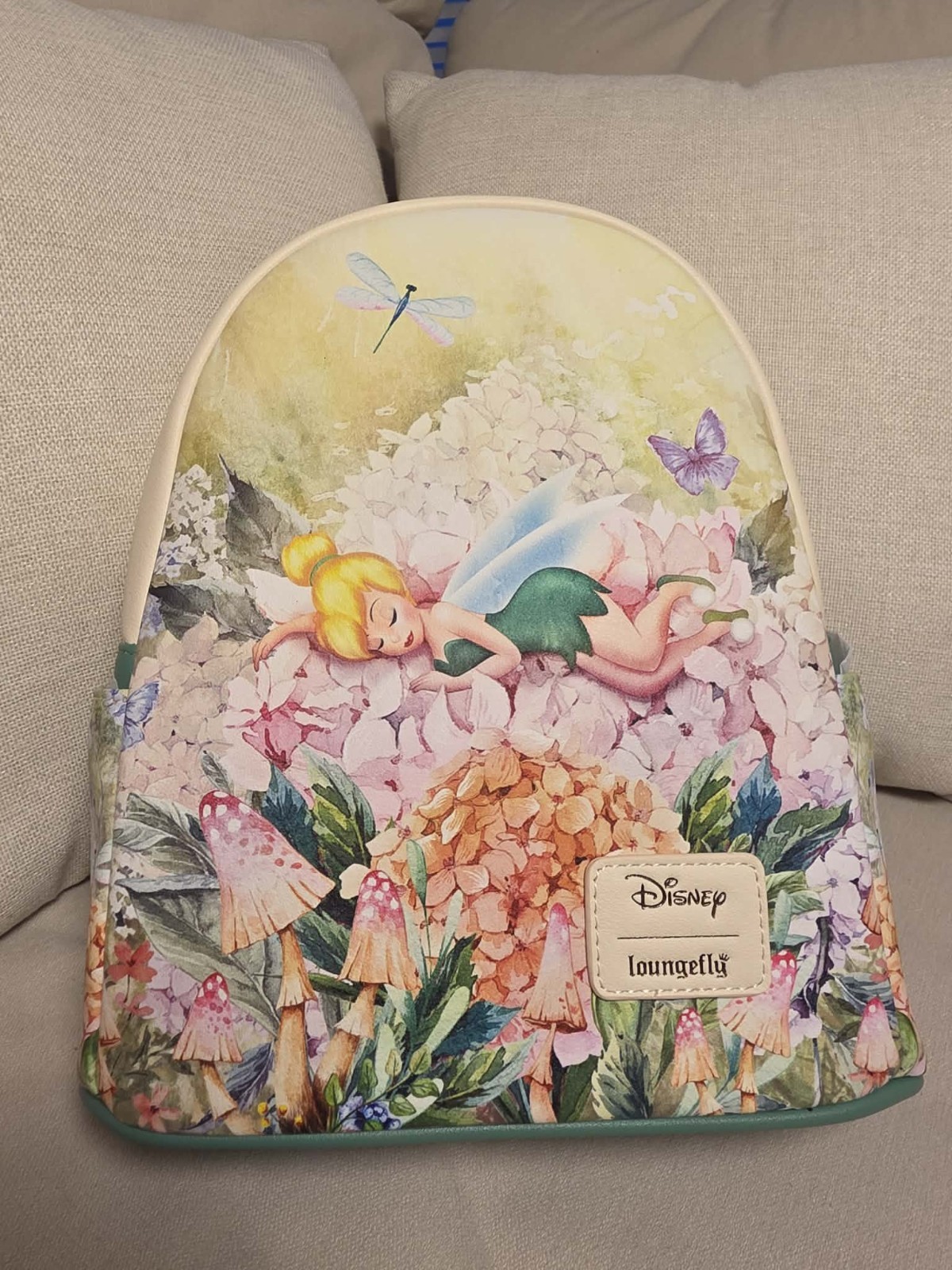 Loungefly Disney Peter Pan Tinker Bell Flowers Mini Backpack