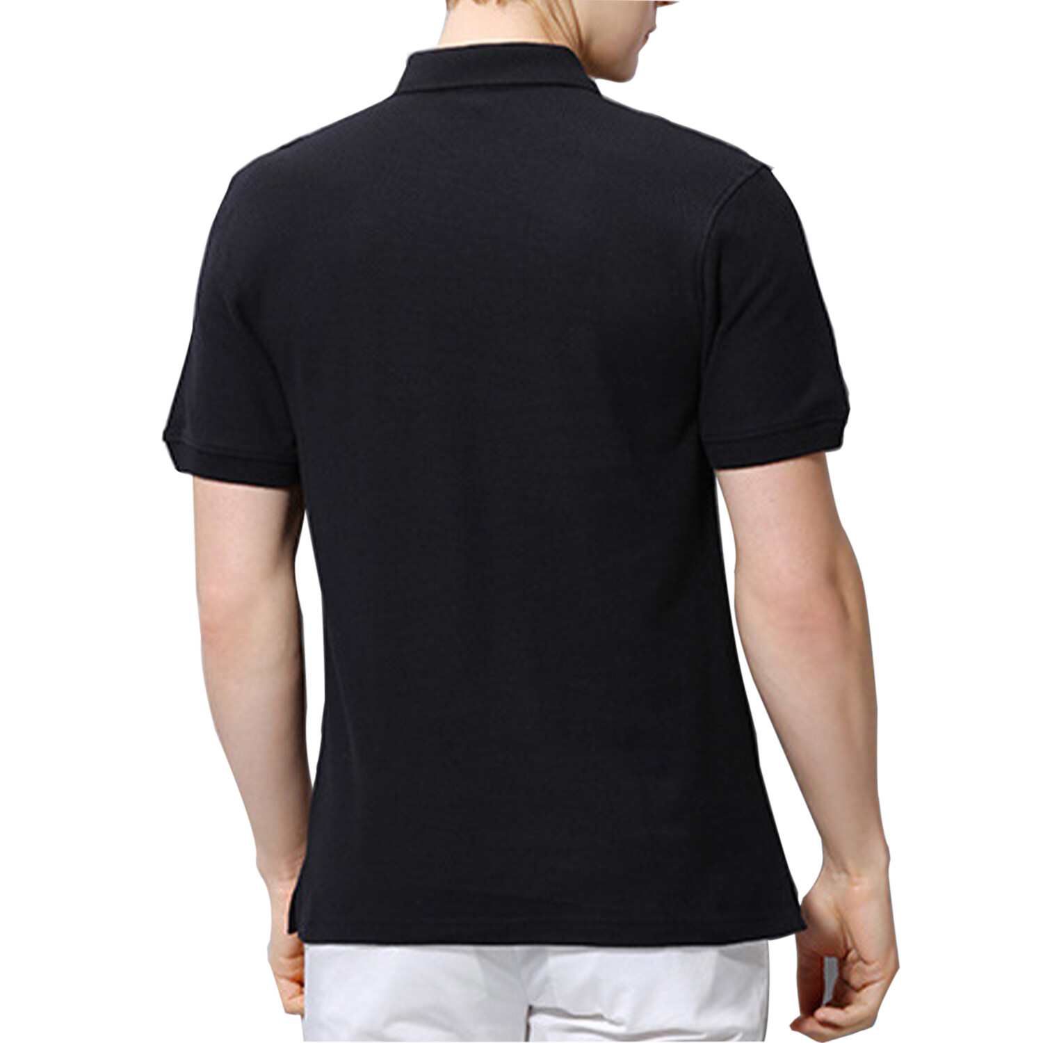 Men’s Polo Shirt Dri-Fit Golf Sports Cotton Short Sleeve Jersey Casual Plain