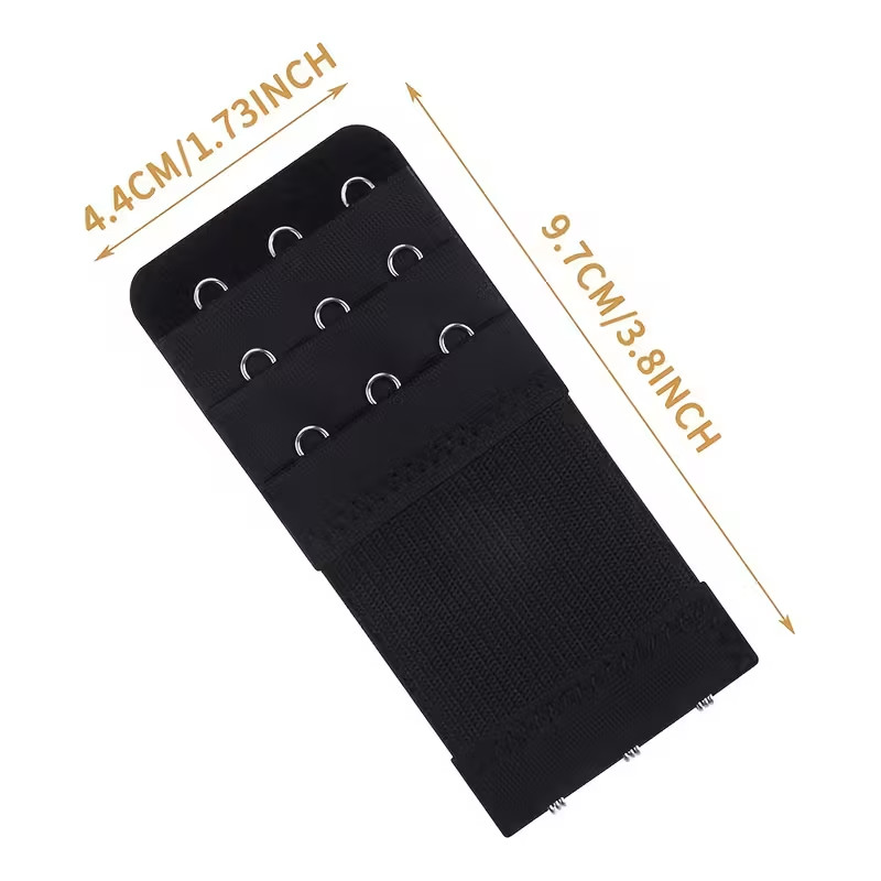 Bra Extender 3-Row (2/3/4 Hook) – Adjustable for Maternity Strapless & Tight Bra