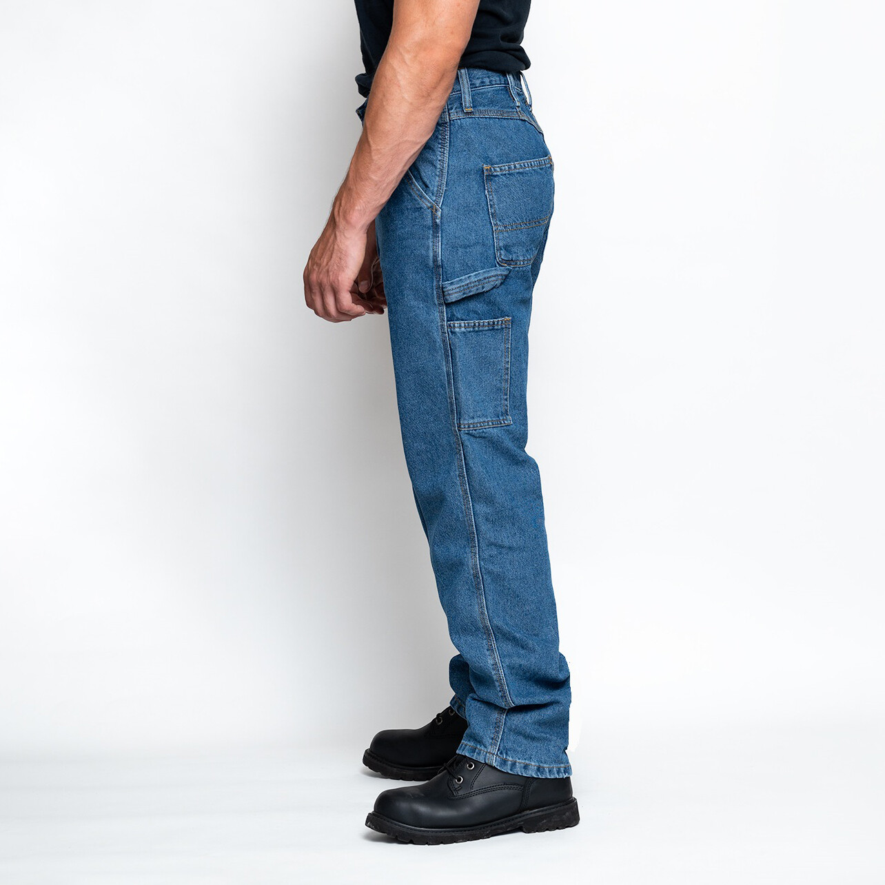 Full Blue Men’s Big & Tall Carpenter Jean | Light Stonewash