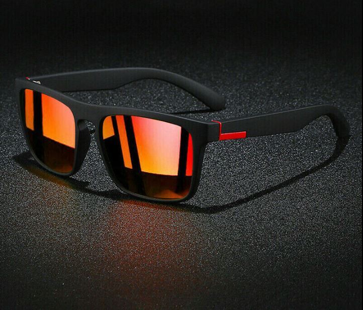 Square Polarized Sunglasses for Men Women Outdoor Sports Driving Glasses Golfing