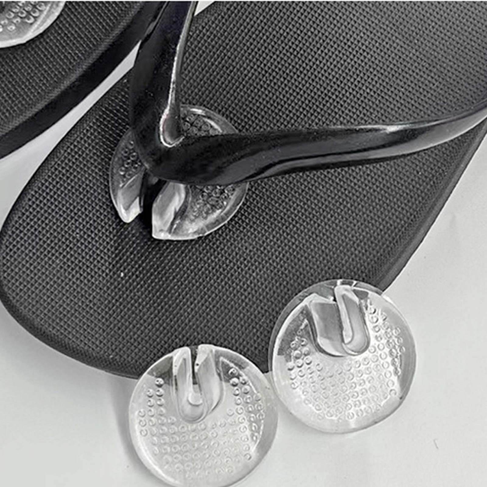 Silicone Thong Sandal Toe Protectors Gel Cushion Flip Flop Guards 1 Pair Set