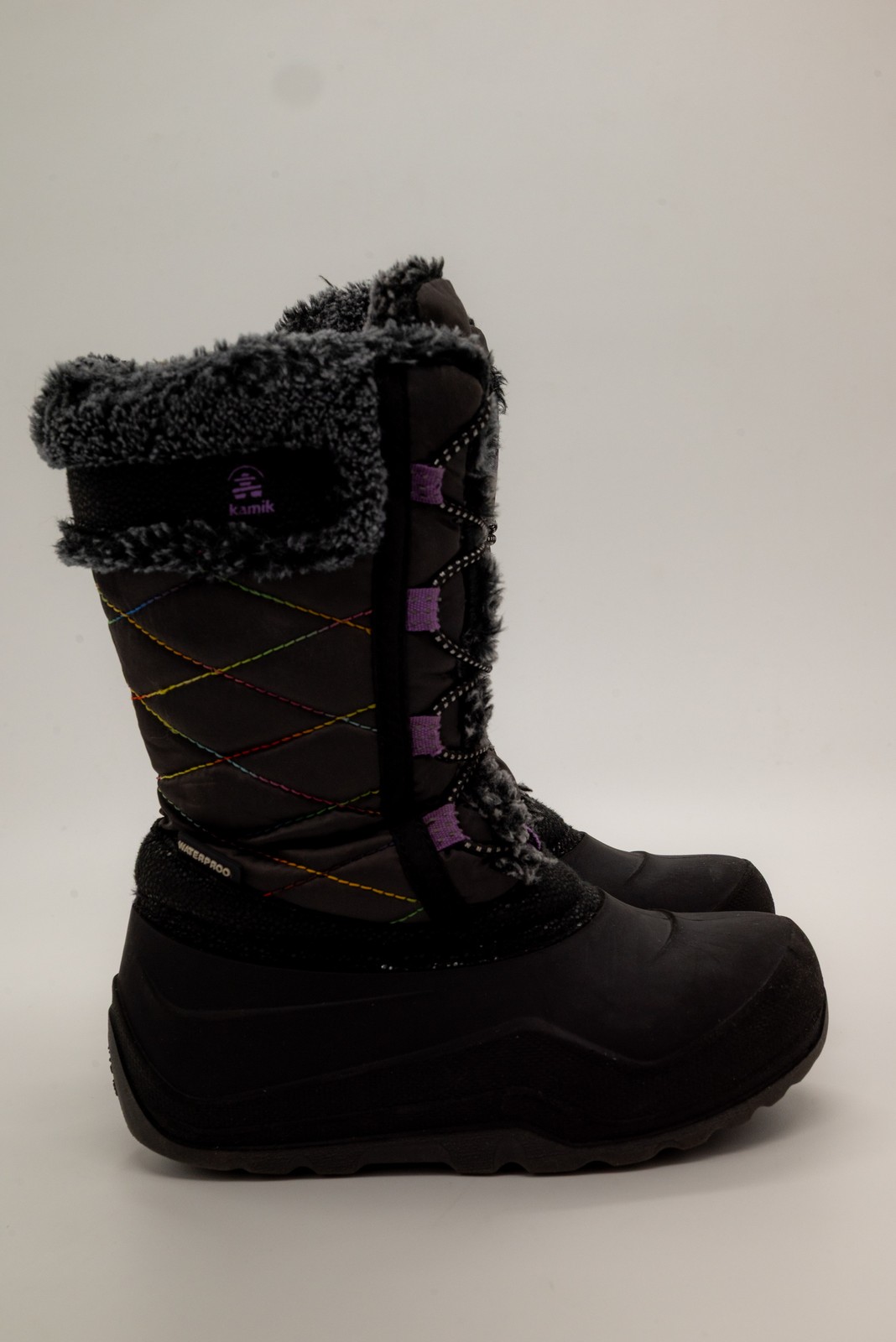 KAMIK Kids Synthetic Black Unisex Kids’ Shoes Size US 13