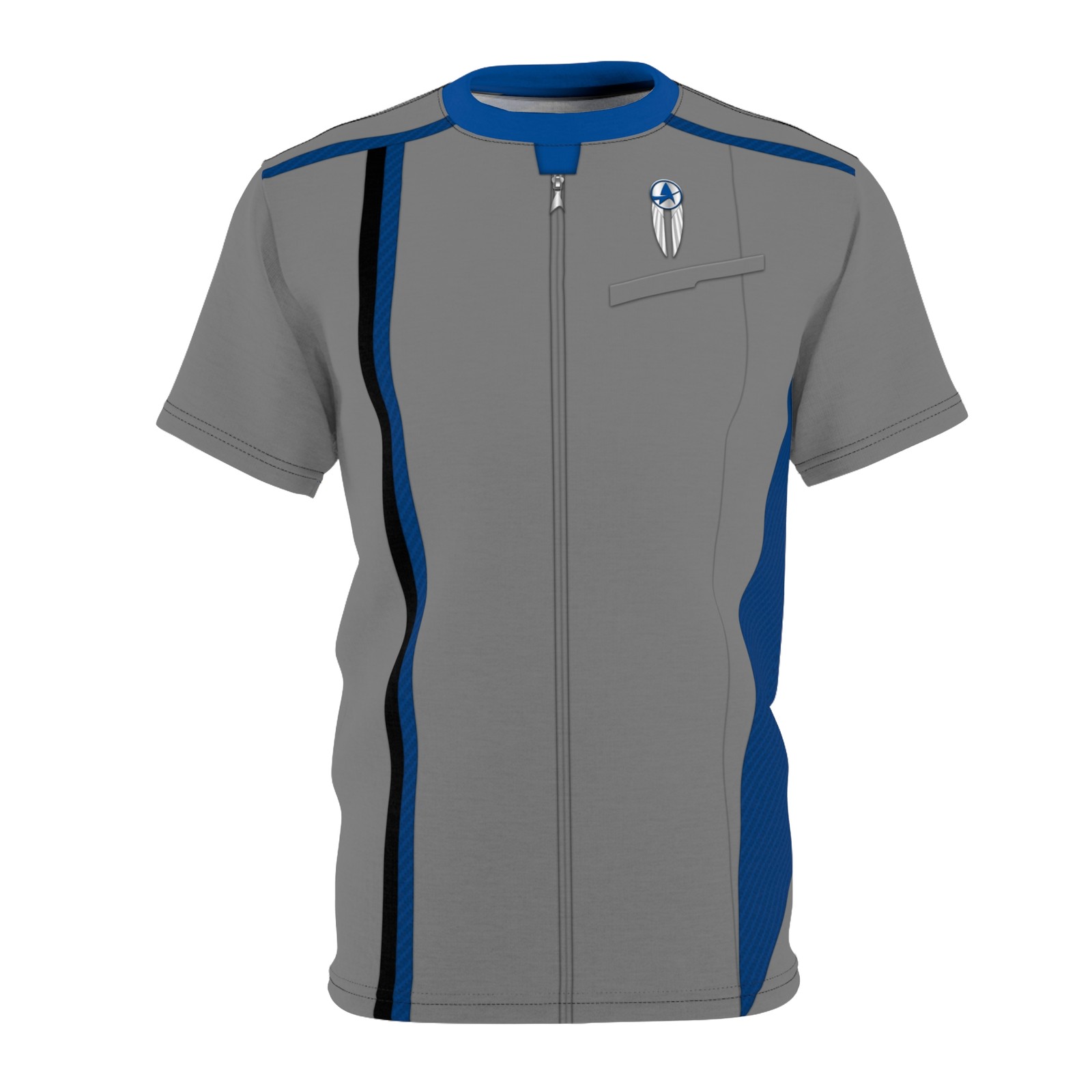 Star Trek Starfleet Academy Blue Sciences Cadet Uniform – Cosplay Cruise T-Shirt
