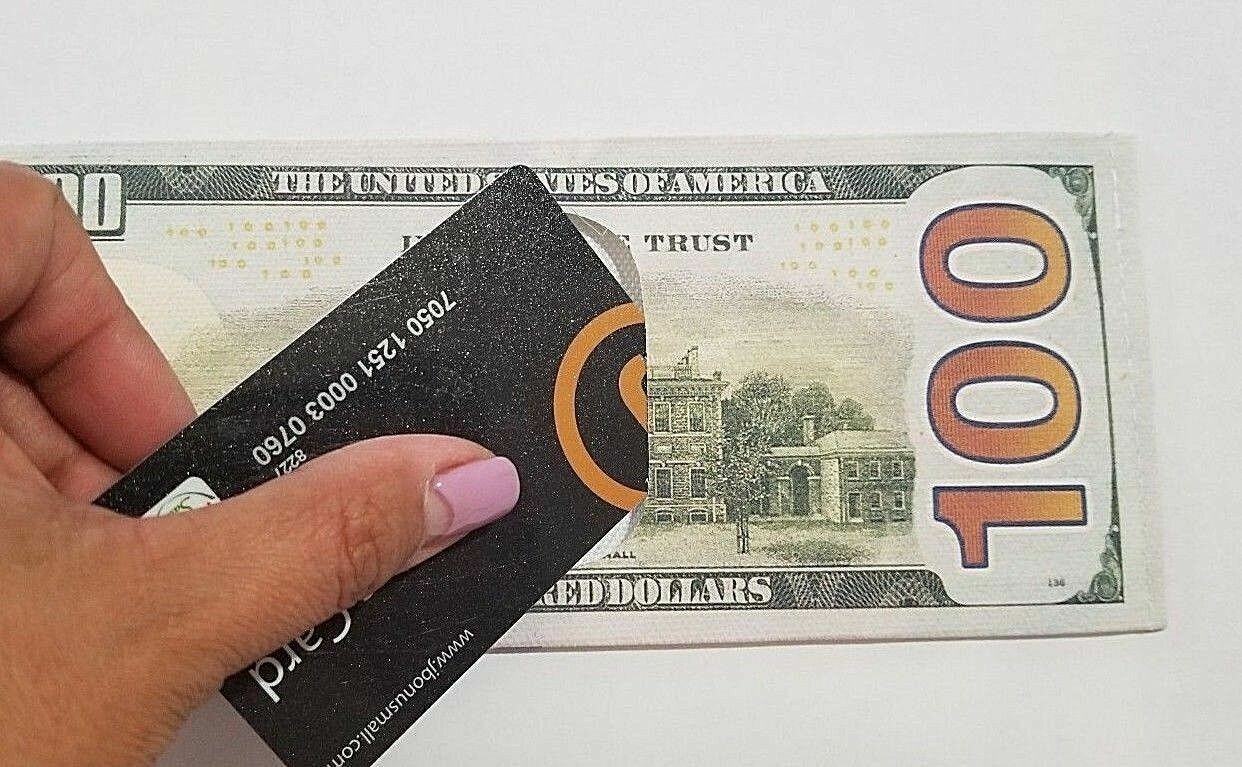 100 Pack – 100 Hundred Dollar Bill Wallets Money Bi-Fold Card Holder – US SELLER