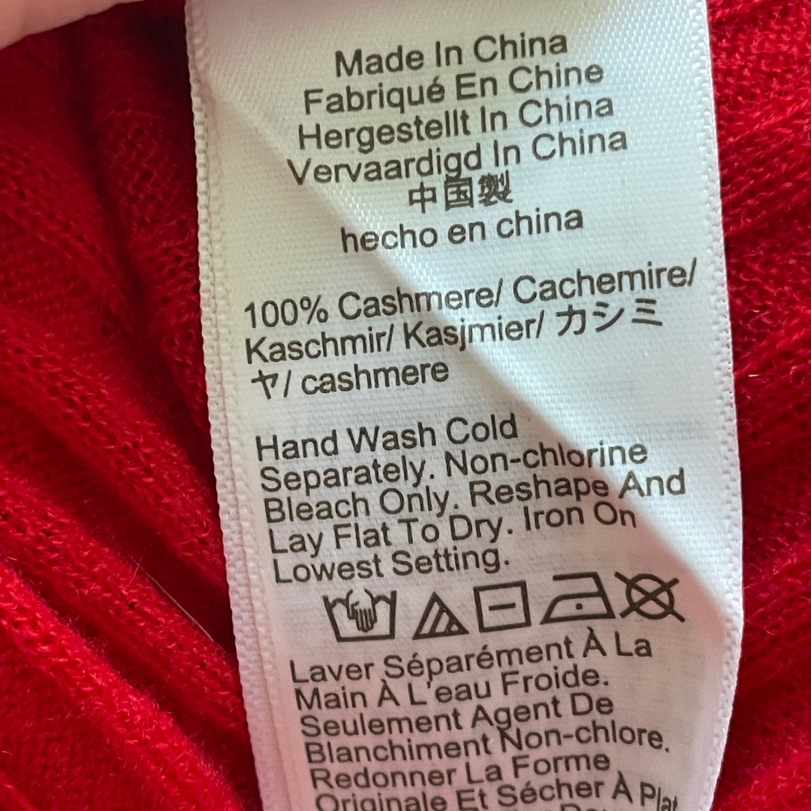 J.Crew Cashmere Sweater Women XS Red Ribbed Short Sleeve Crew Neck Classic Luxe