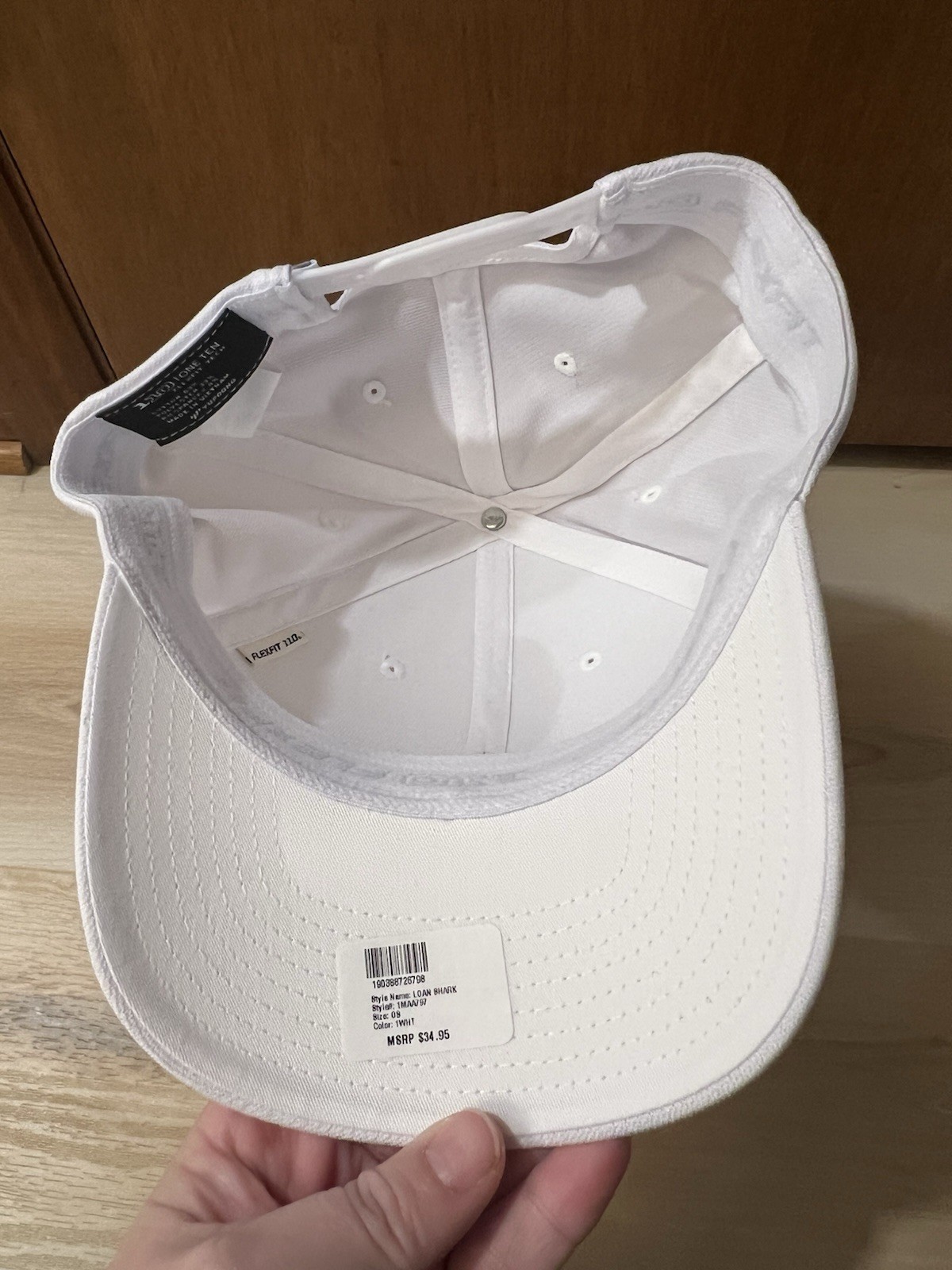Travis Mathew Florida Hat Loan Shark Snapback One Size Adjustable White FlexFit