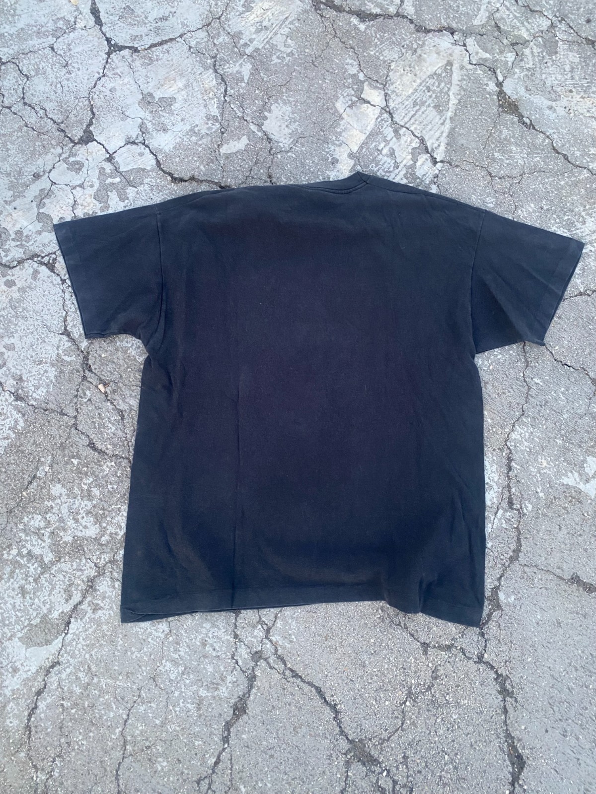 1980’S SINGLE STITCH “CHARGED GBH” FADED PUNK TEE (XL