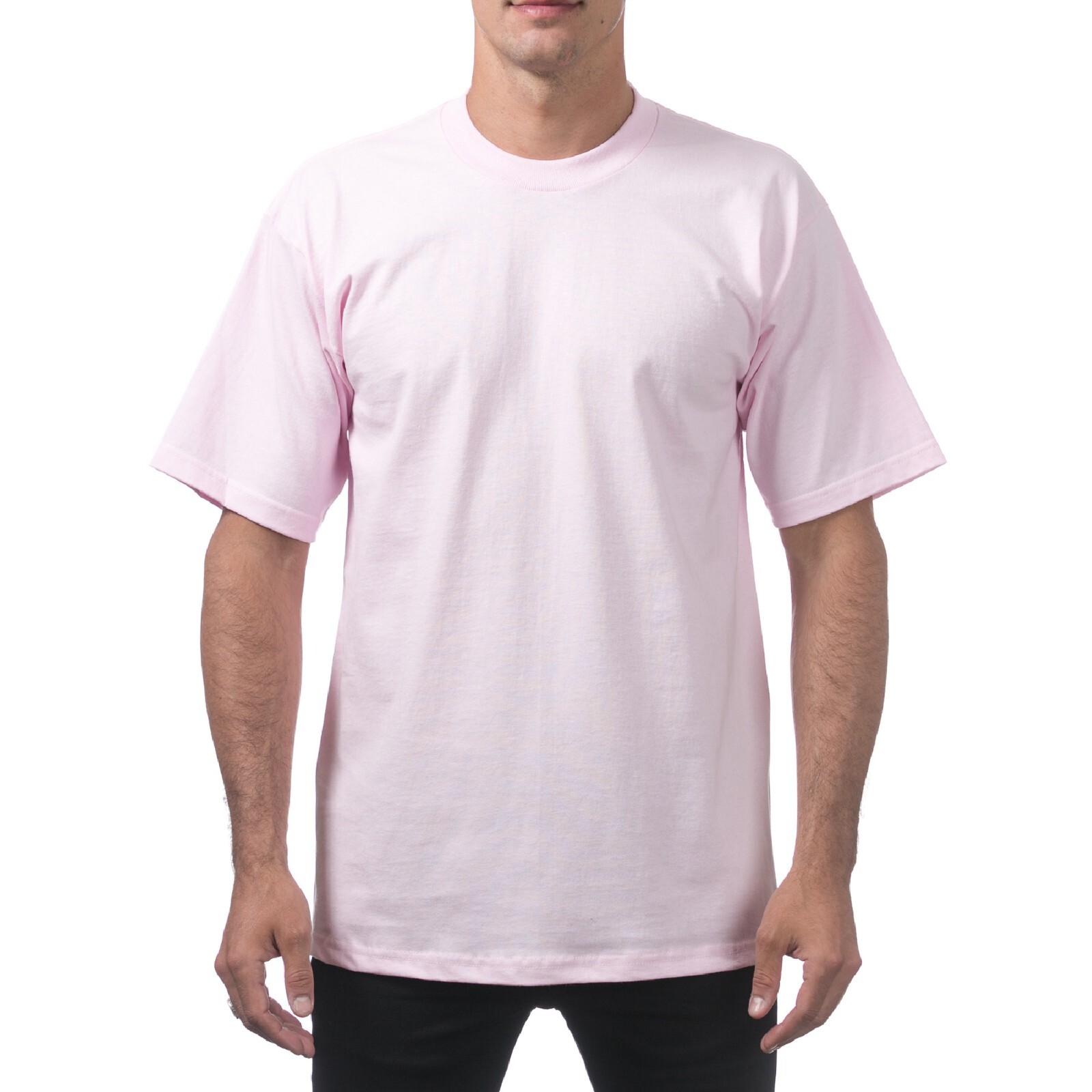 PROCLUB MENS HEAVYWEIGHT SHORT SLEEVE T SHIRTS PRO CLUB CASUAL COTTON TEE SHIRT