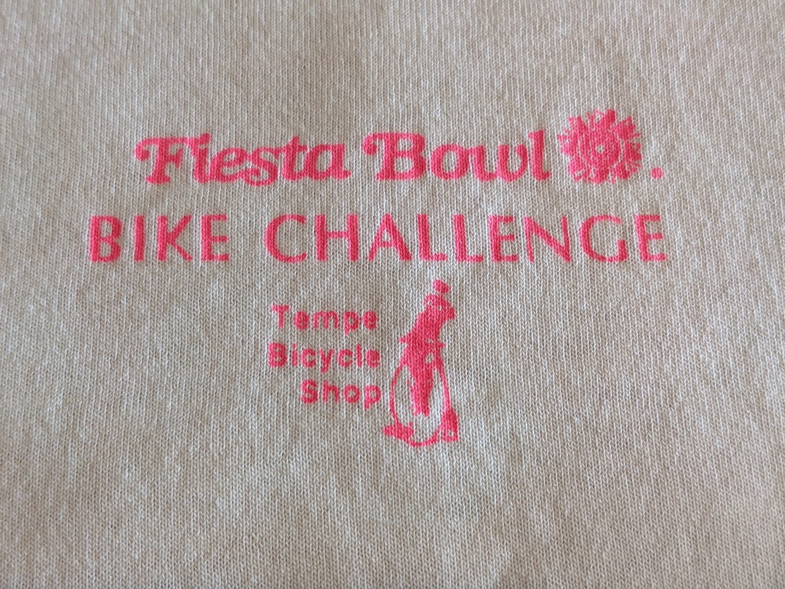 Vintage 80s / 90s Fiesta Bowl Bike Challenge T-Shirt Size M Single Stitch USA