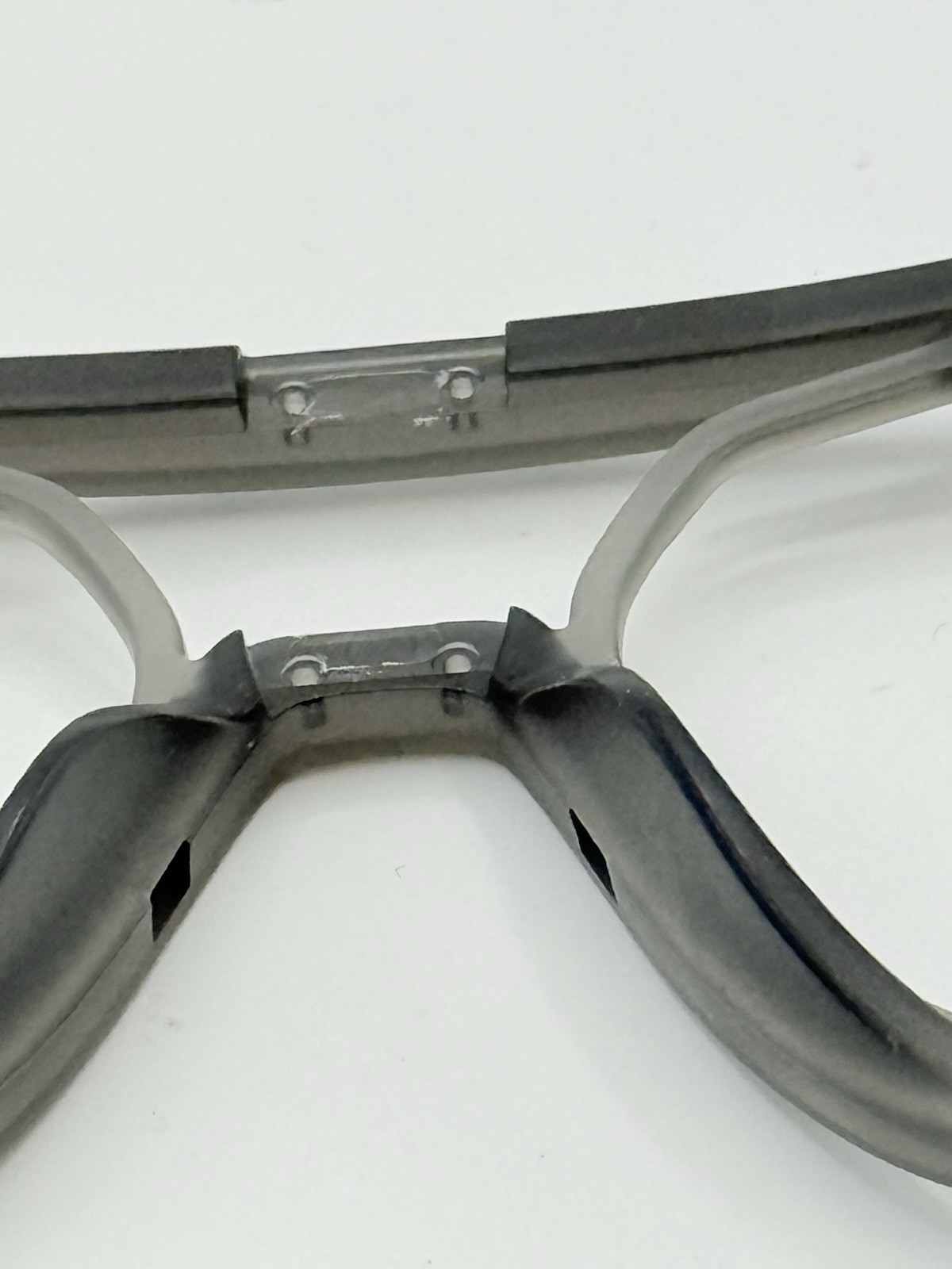 OAKLEY CASTEL SUNGLASSES TRANSLUCENT GRAY SMOKE REPLACEMENT FRONT FRAME ORBITALS