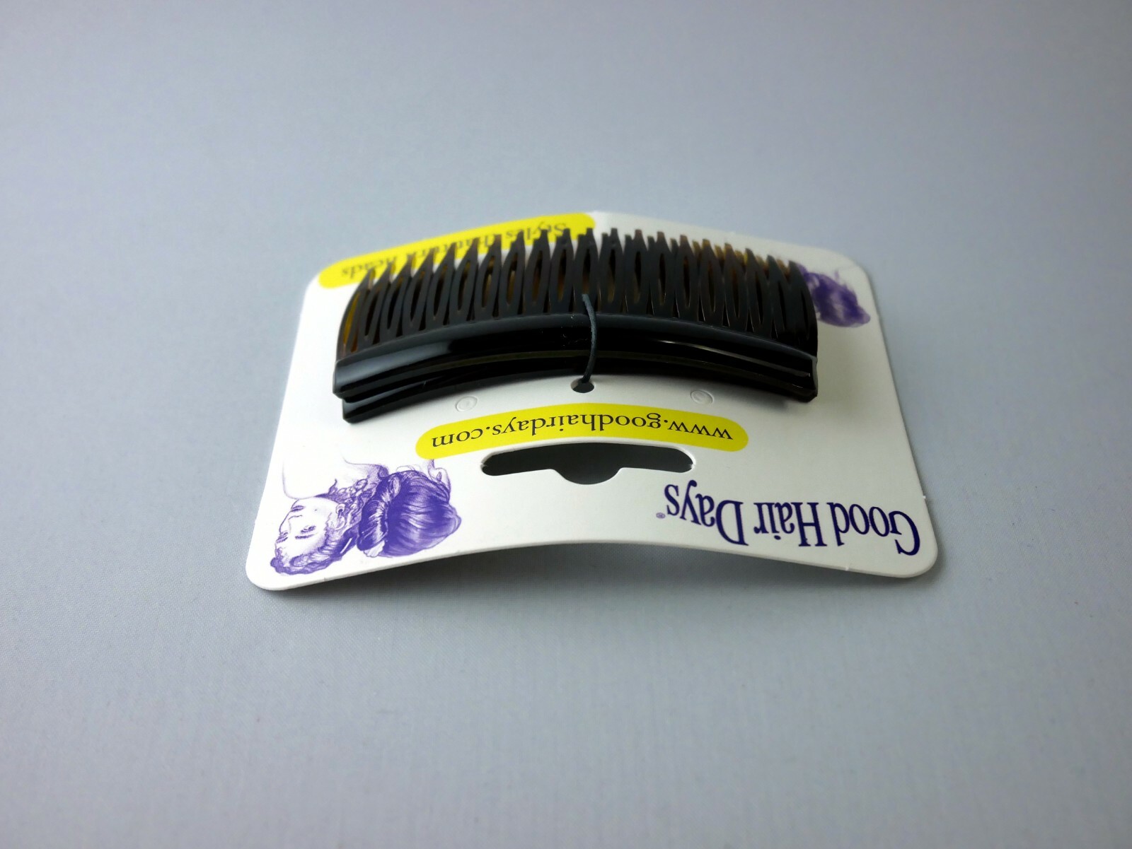 4 Combs x Good Hair Days 2 3/4″ Dark Brown Side comb Hair comb Made in USA 42211