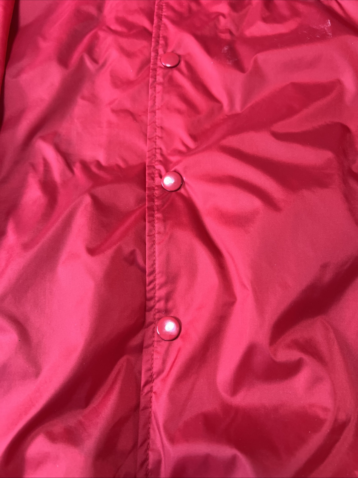 Vintage Luna Pier windbreaker Reserved grand champion buyer jacket with cows red